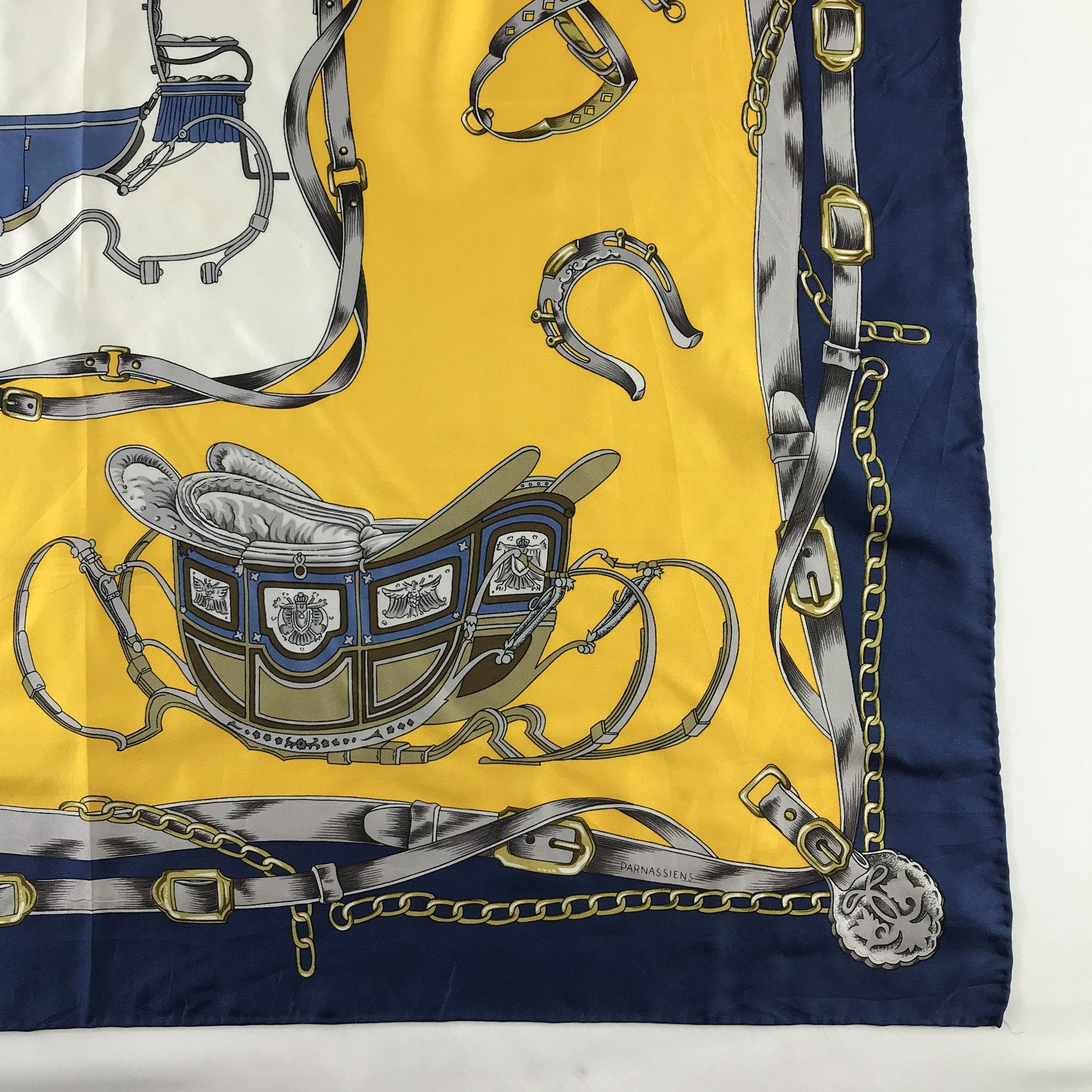Vintage Vintage Parnassiens Silk scarf Size ONE SIZE - 5 Thumbnail