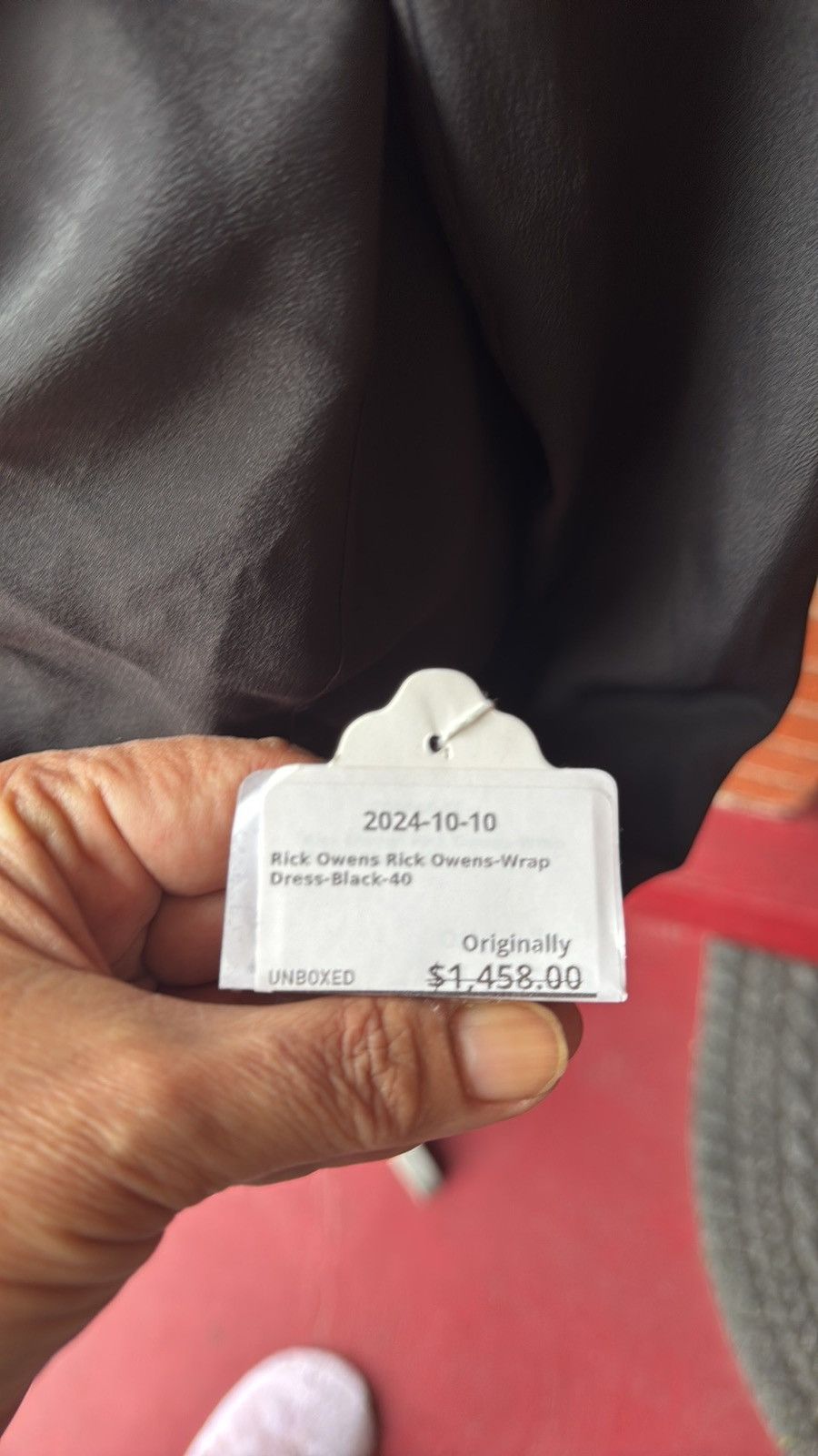 Rick Owens Rick Owens wrap dress black long sleeves size 4 NWT Size S / US 4 / IT 40 - 5 Thumbnail
