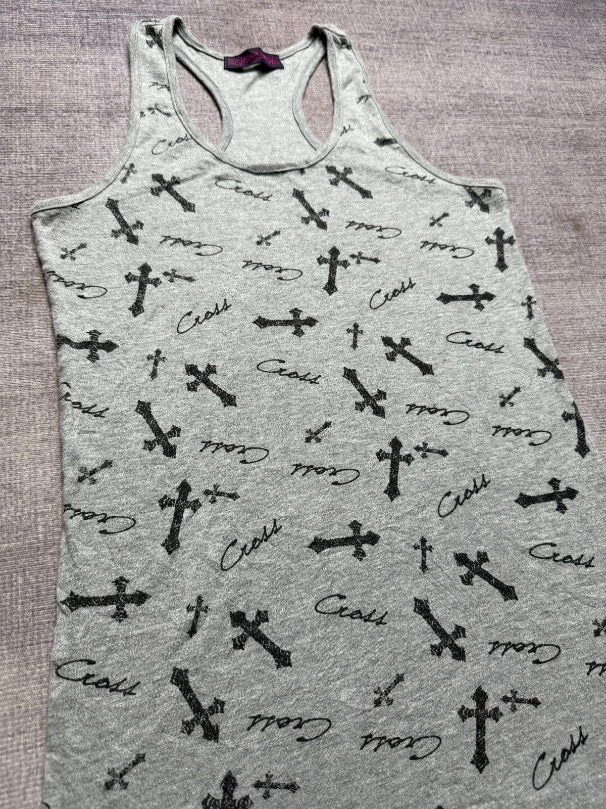 If Six Was Nine Y2K BANANATRIP CROSS ART TANK TOP Size M / US 6-8 / IT 42-44 - 3 Thumbnail