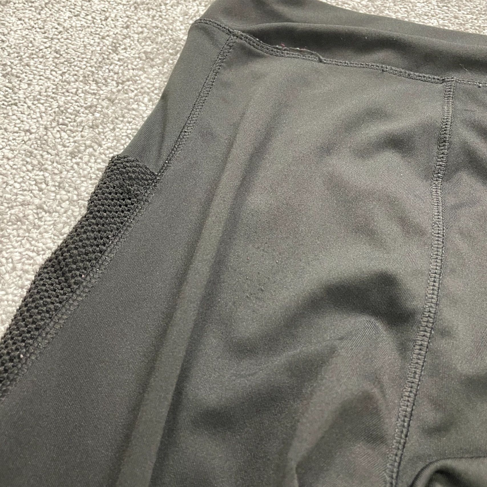 Vintage VINTAGE Unbranded Compression Leggings Womens S/M Black High RiseActive Gym Yoga 25x26 Size 28" / US 6 / IT 42 - 7 Thumbnail