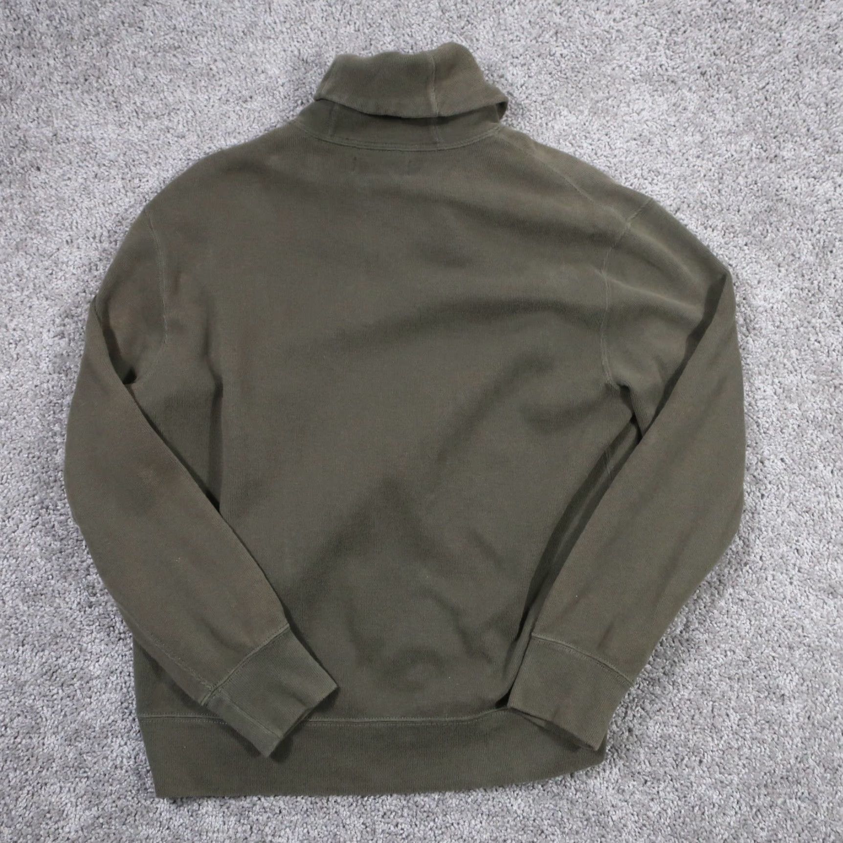 Polo Ralph Lauren VINTAGE Polo Ralph Lauren Sweatshirt Men L Brown Infantry Neck Shawl Cowl Distressed Size US L / EU 52-54 / 3 - 2 Thumbnail