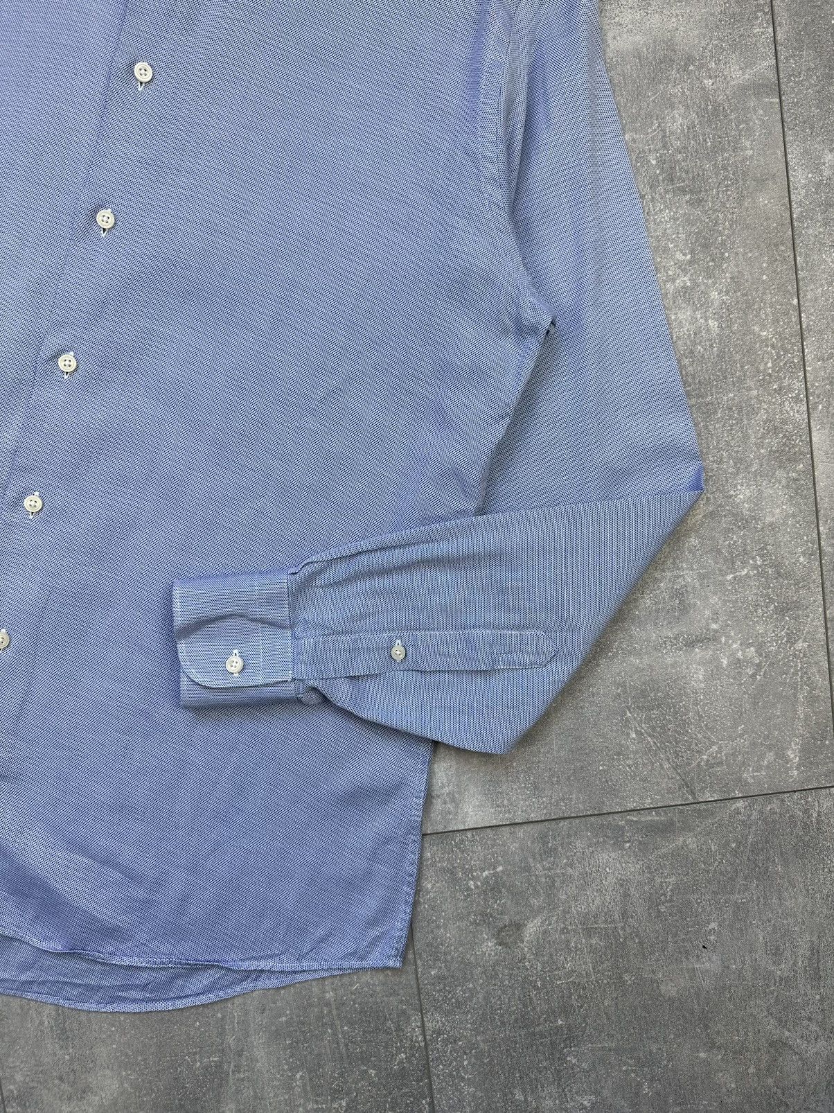 Vintage Suitsupply Luxury Blue Cotton Shirts Button Up Size US L / EU 52-54 / 3 - 6 Thumbnail