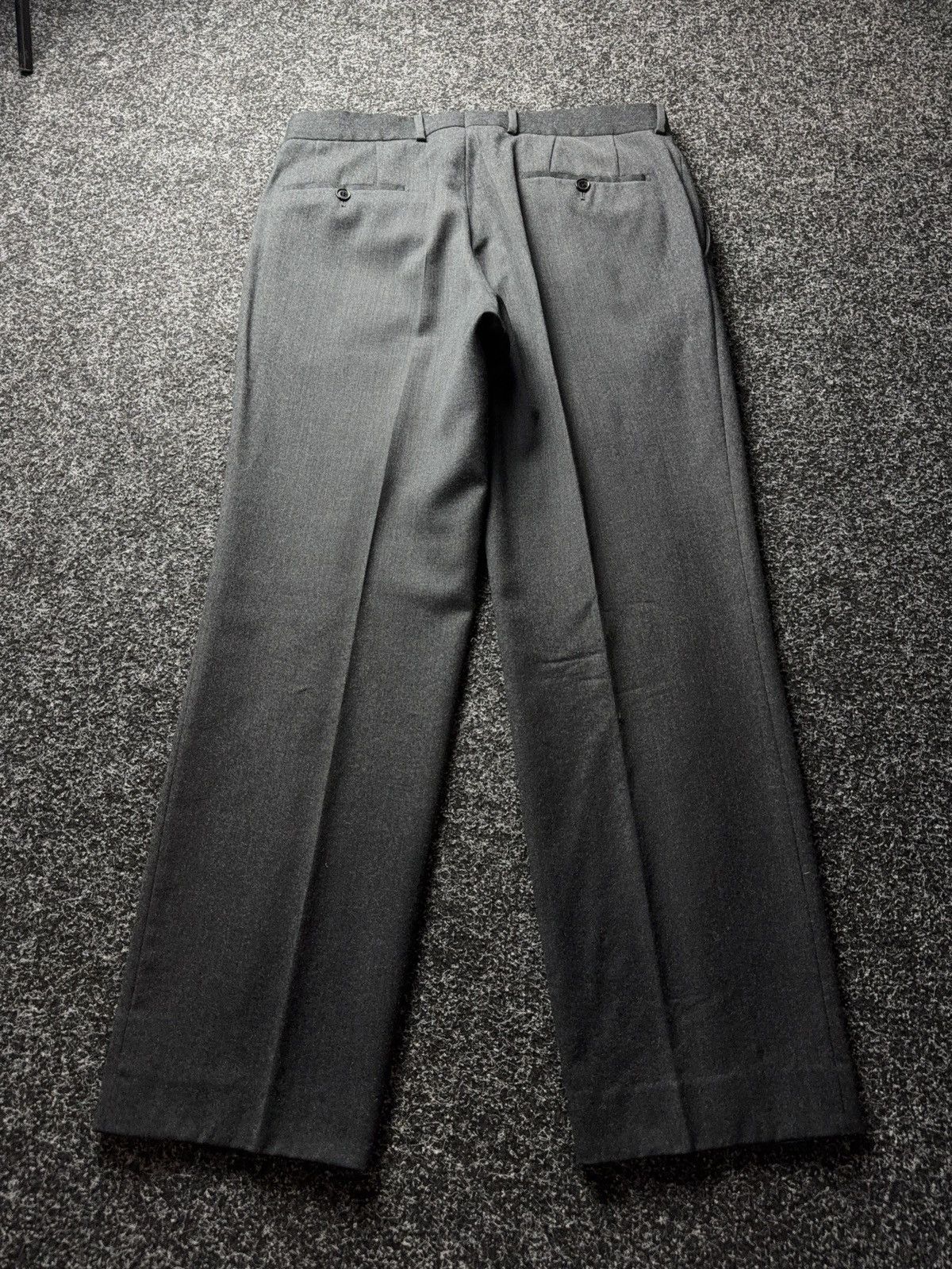 Hugo Boss Luxury Retro 00s Hugo Boss Straight Tailored Wool Trousers Size US 35 - 11 Thumbnail