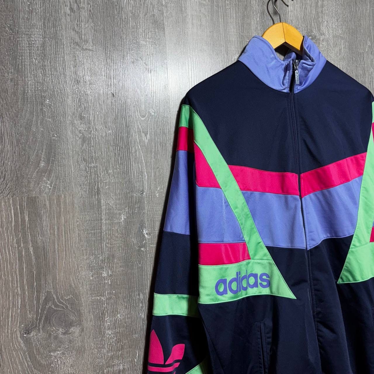 Adidas Rare! Adidas Vintage 90s Track Jacket Y2K Multicolour L-XL Size US L / EU 52-54 / 3 - 2 Thumbnail