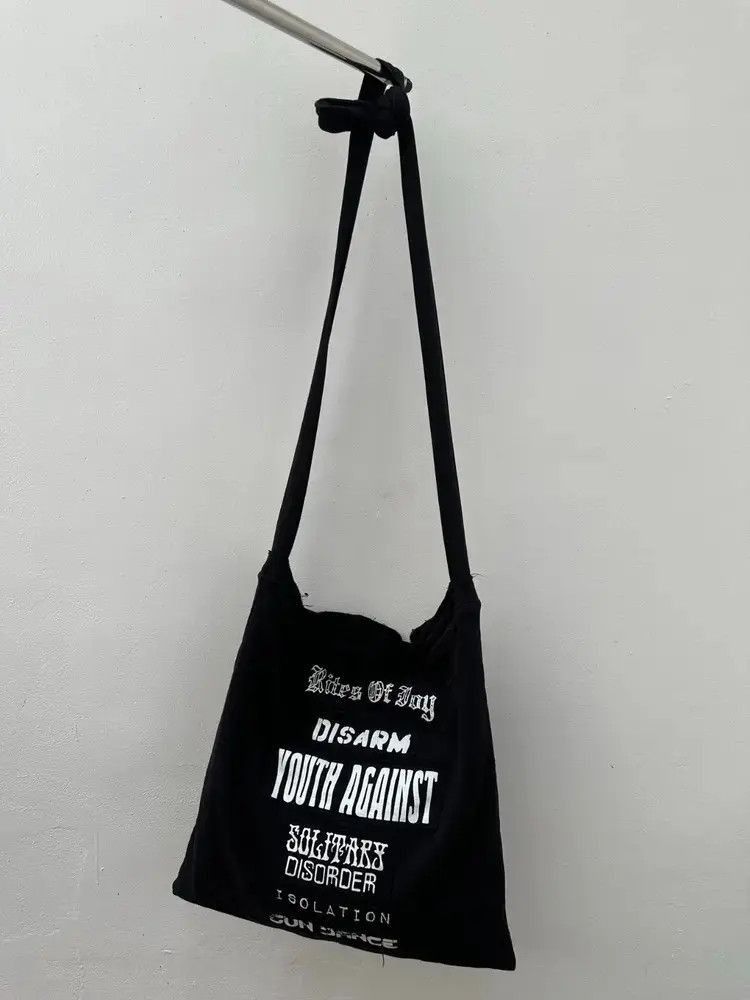Raf Simons Raf Simons Raf Simons Slogan Patches Tote-2506 Size ONE SIZE - 1 Thumbnail