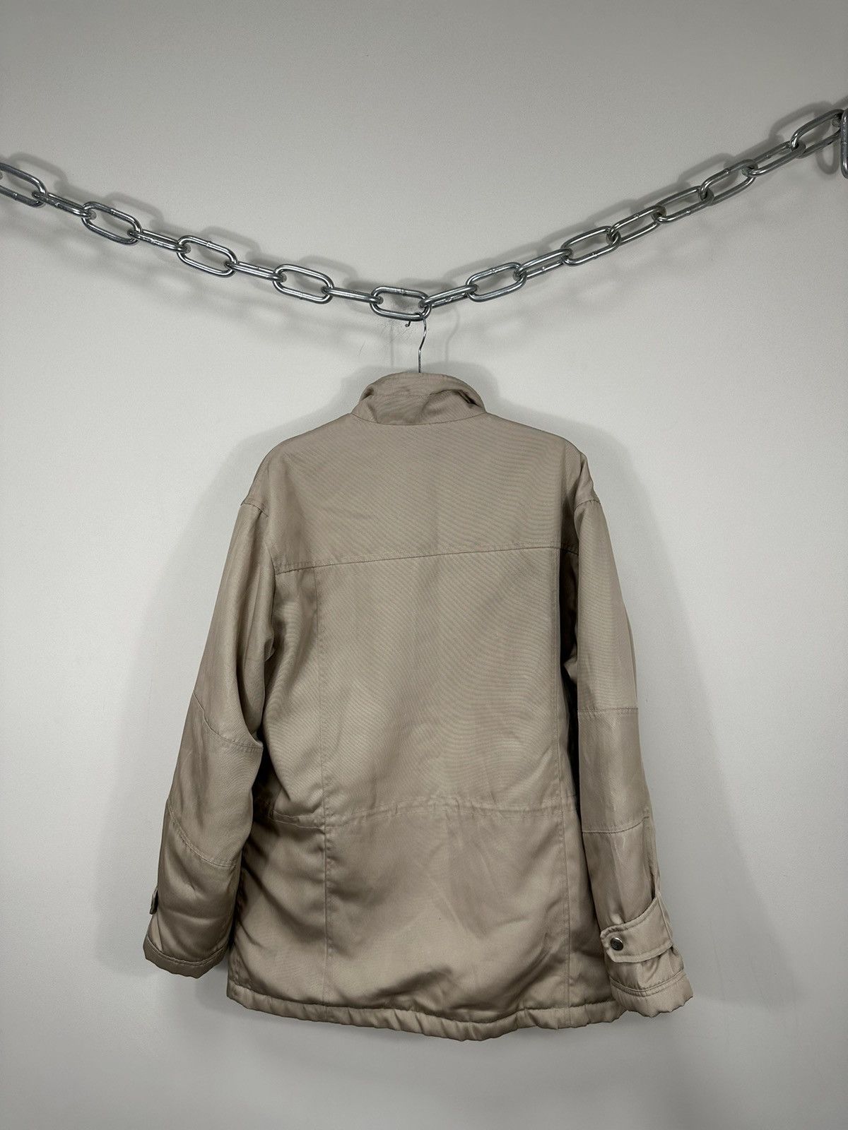 Fay Fay Stadium Beige Men’s Pockets Luxury Heavy Coat Jacket Size US XL / EU 56 / 4 - 17 Thumbnail
