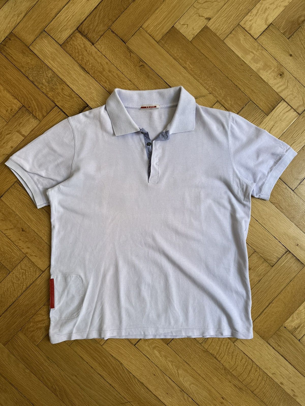 Prada Prada Vintage Sport Collection Rare Purple Pocket Polos Size US M / EU 48-50 / 2 - 1 Thumbnail