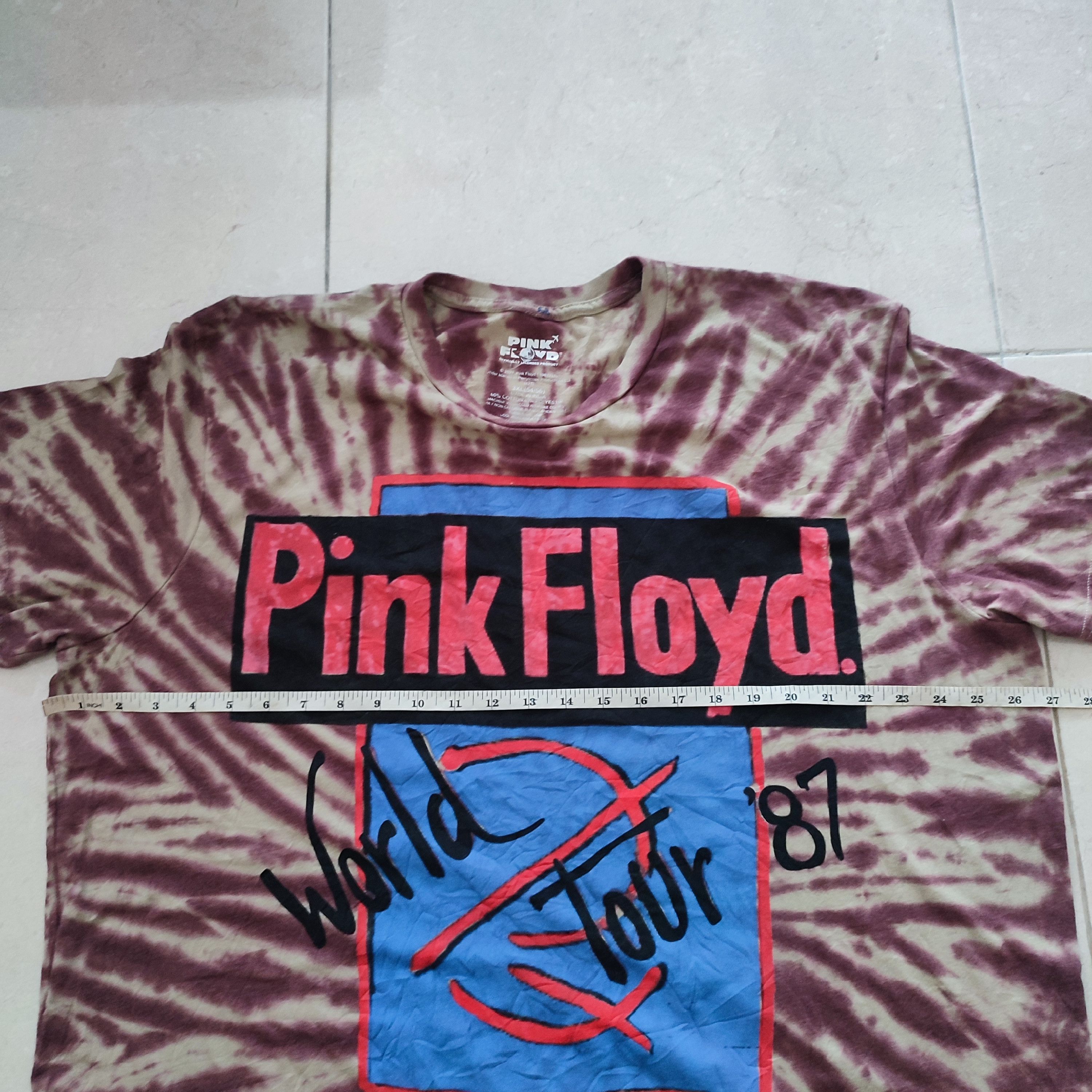 Band Tees × Pink Floyd × Vintage 🔥STEALS🔥Rare Pink Floyd World Tour 1987 Merchandise Shirt Size US XXL / EU 58 / 5 - 5 Thumbnail