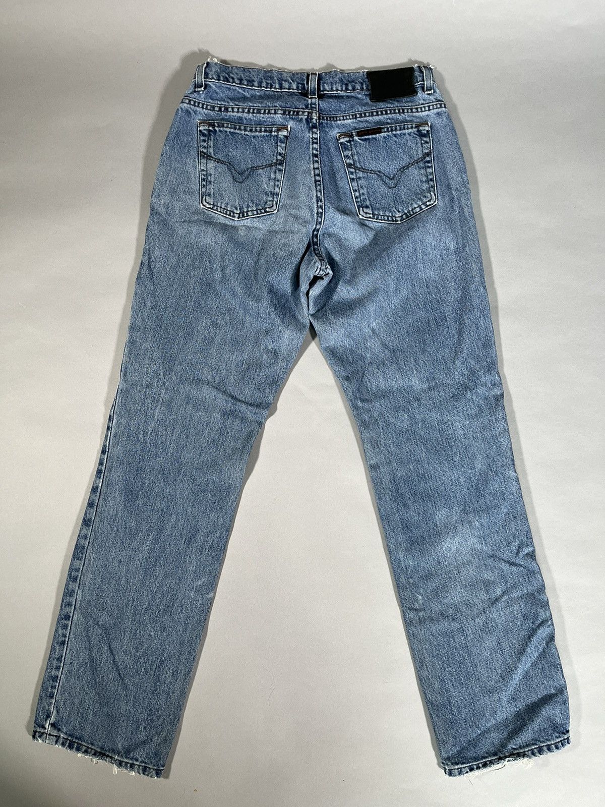 Harley Davidson Y2K Upcycled Harley Davidson Blue Jeans Size 30" / US 8 / IT 44 - 9 Thumbnail