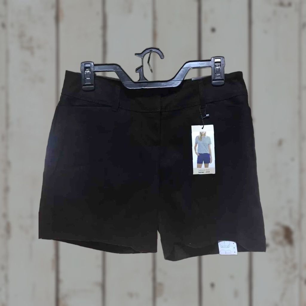 Vintage LIMITED Black Tailored Chino Shorts Womens Size 4 New Size 27" / US 4 / IT 40 - 1 Thumbnail