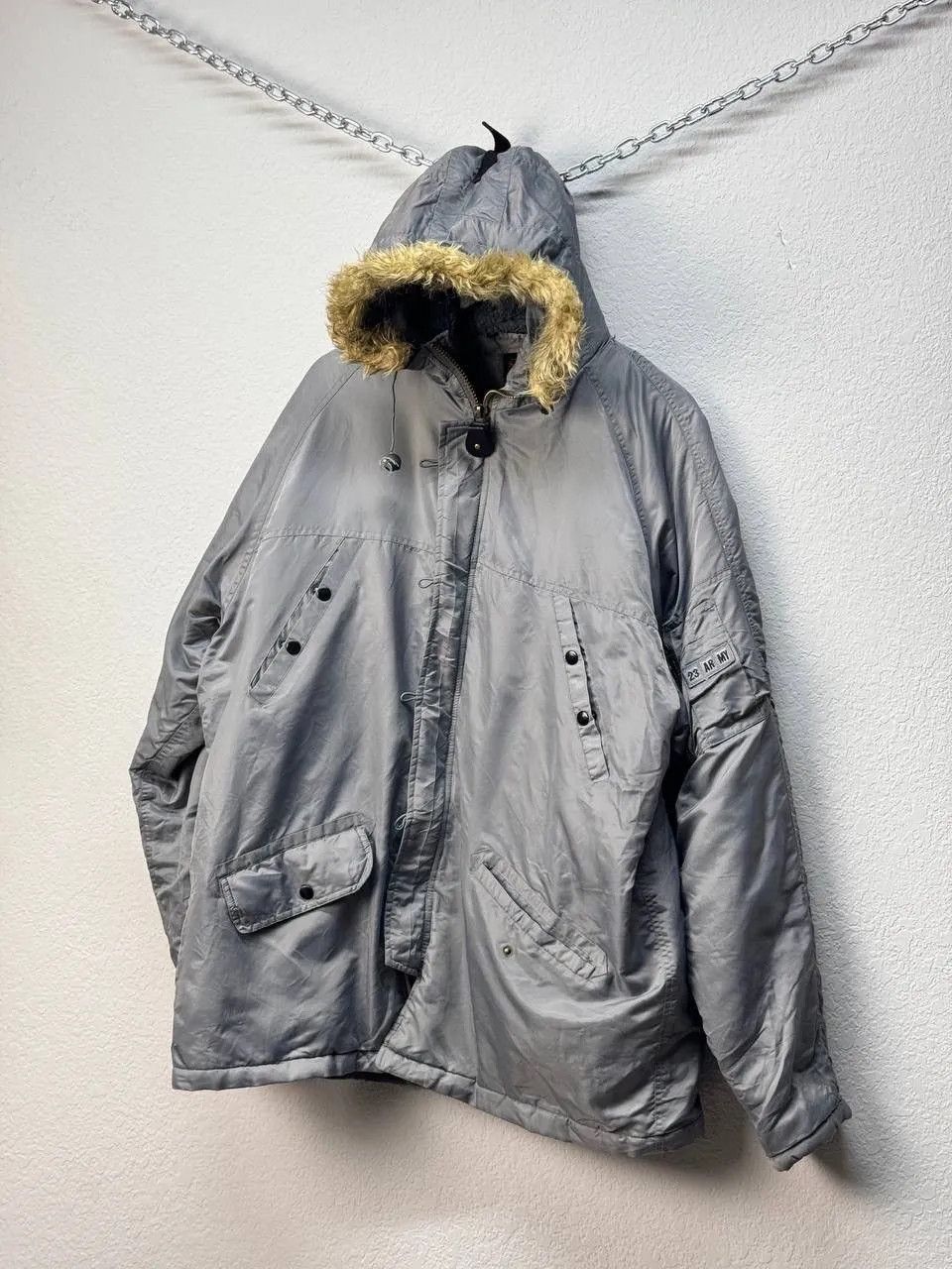 If Six Was Nine Avant Garde If Six Was Nine Style Jacket Fur Hood MA1 Size US XL / EU 56 / 4 - 1 Thumbnail