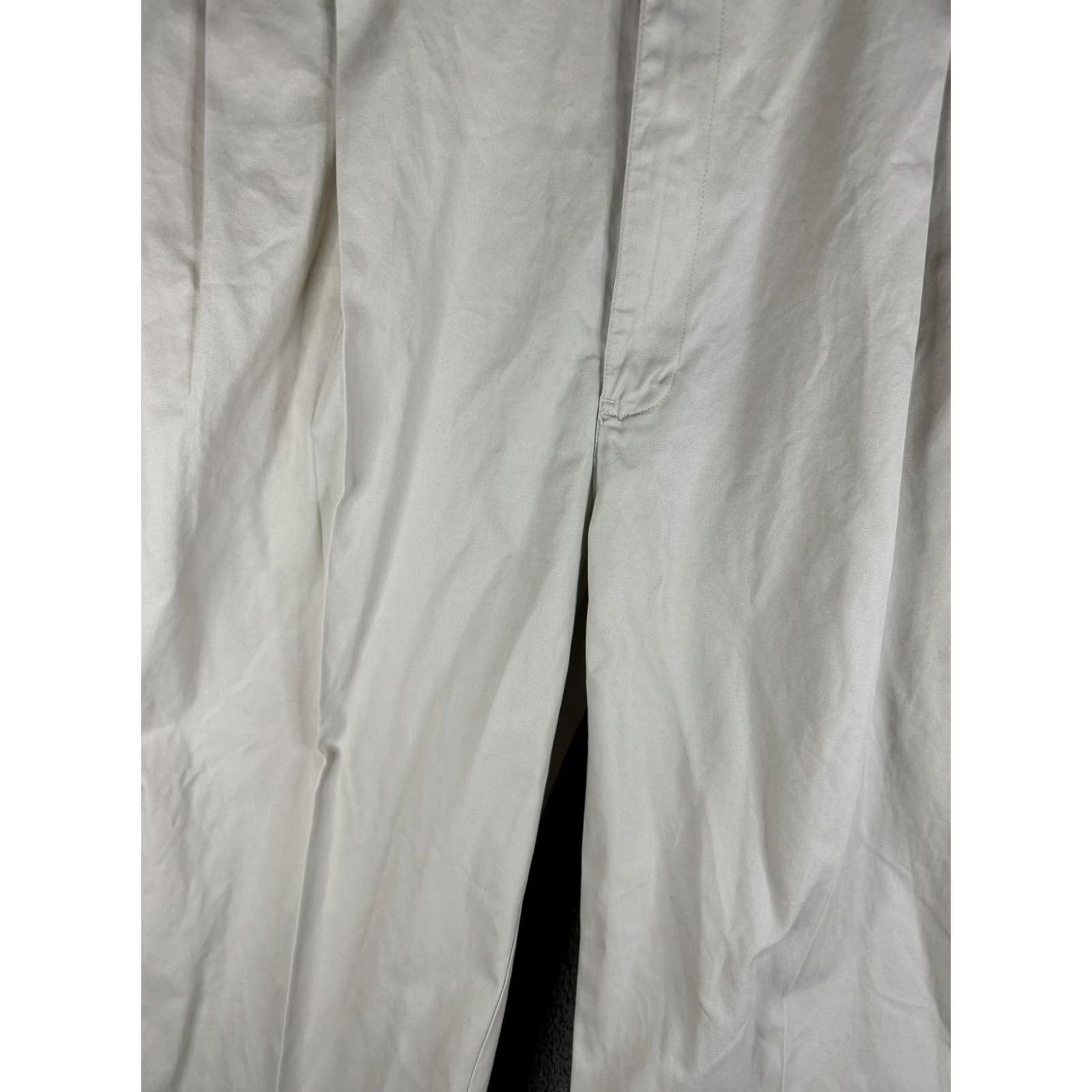 Polo Ralph Lauren Polo Ralph Lauren Pants Mens 40x32 Beige Hammond Pleated Cuffed Chino Size US L / EU 52-54 / 3 - 4 Thumbnail