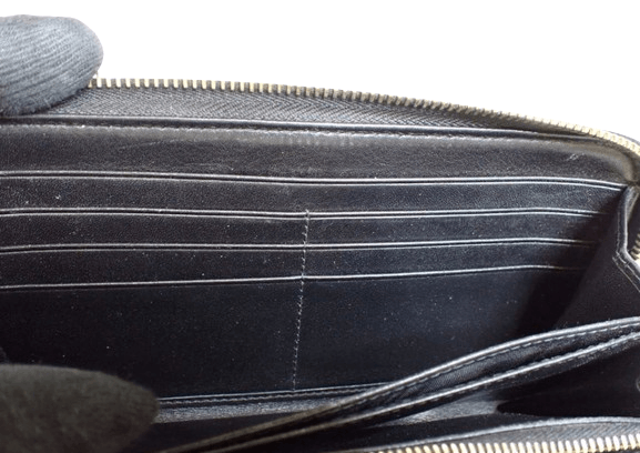 Prada Prada Zippy Black Leather Wallet Size ONE SIZE - 9 Thumbnail