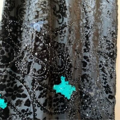 Anthropologie Anthropologie Dress Cocktail Sequined Dress Little Black Dre Size XS / US 0-2 / IT 36-38 - 9 Thumbnail