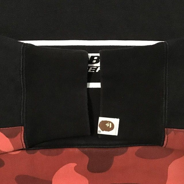Bape BAPE logo pullover hoodie Red camo a bathing ape Size US L / EU 52-54 / 3 - 7 Thumbnail