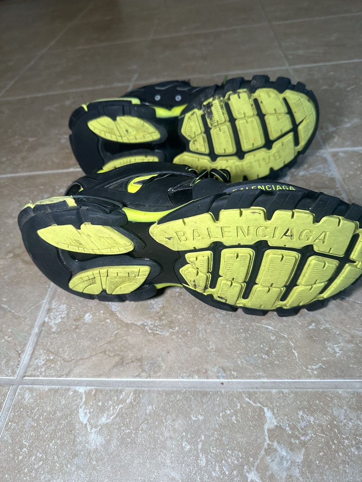 Balenciaga Balenciaga Track Sneaker ‘ Black Yellow’ Size US 10 / EU 43 - 5 Thumbnail