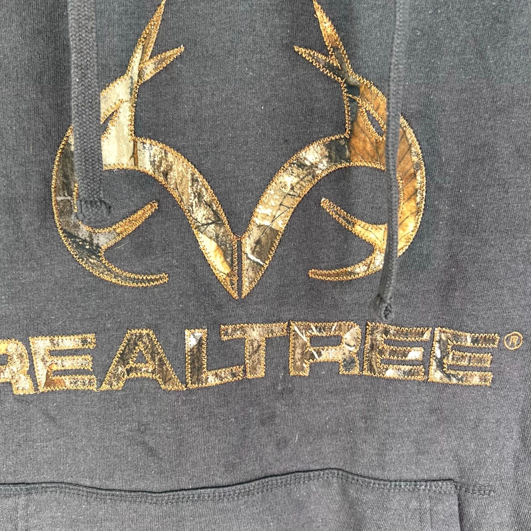 Realtree Realtree Fleece Graphic Hoodie Mens Size M Gray Embroidered Size US M / EU 48-50 / 2 - 2 Thumbnail