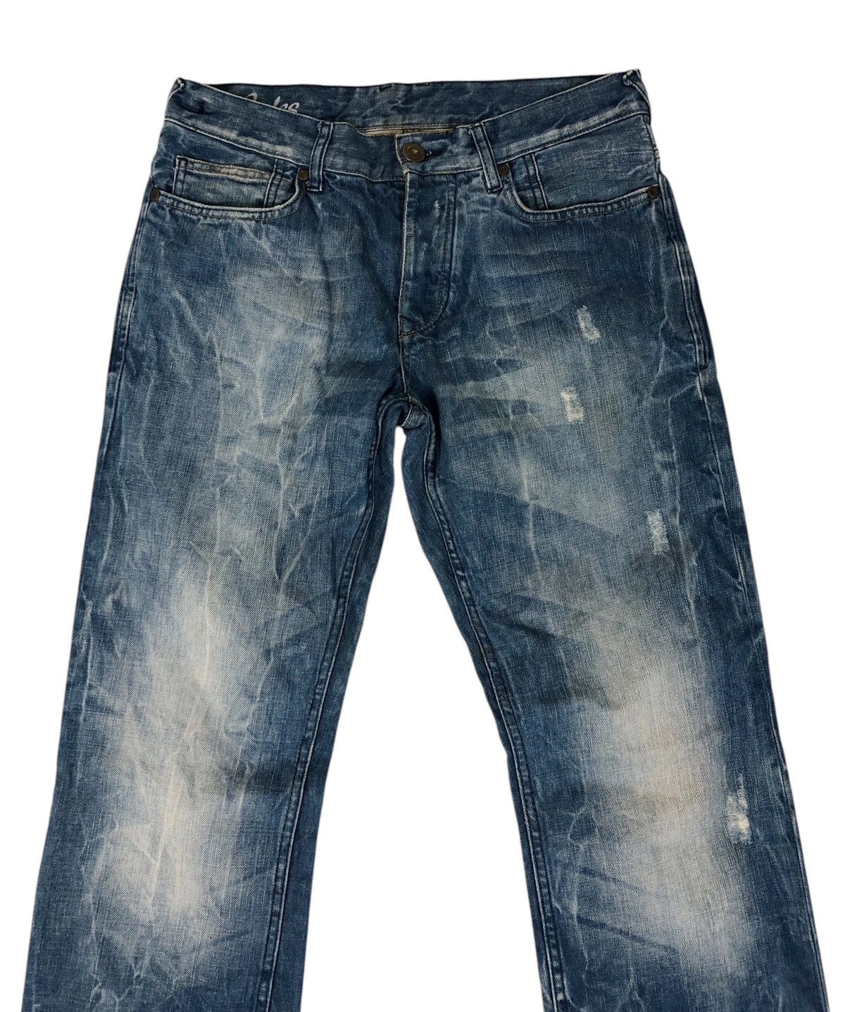 Japanese Brand Jules Stone Washed Denim Jeans Size US 32 / EU 48 - 3 Thumbnail