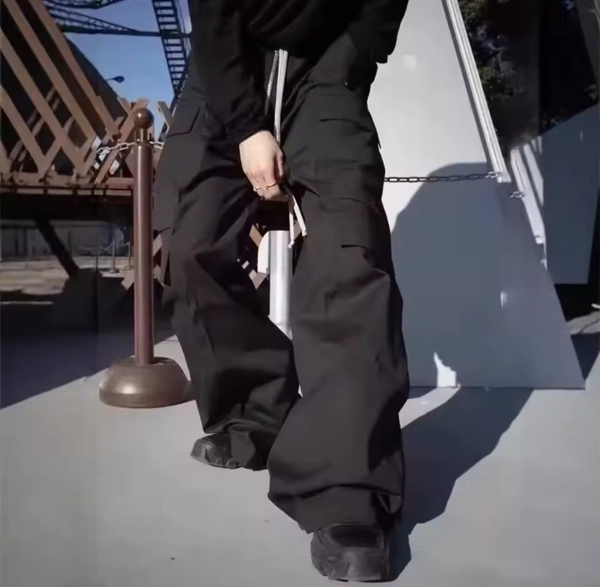 Japanese Brand × Vintage Japanese Streetwear Baggy Pants Size US 32 / EU 48 - 2 Thumbnail