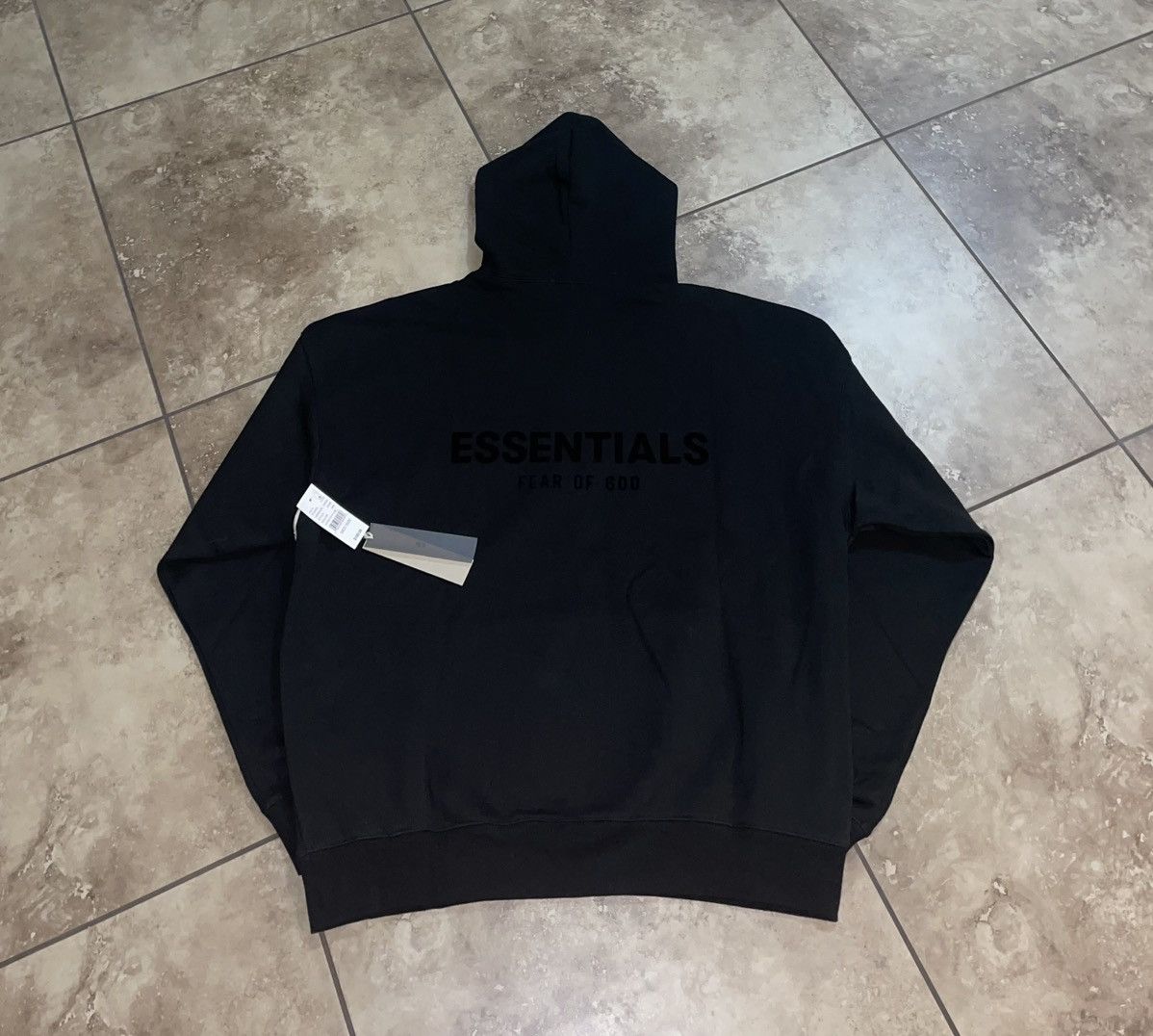 Fear of God Essentials Pullover Hoodie Stretch Limo/Black M