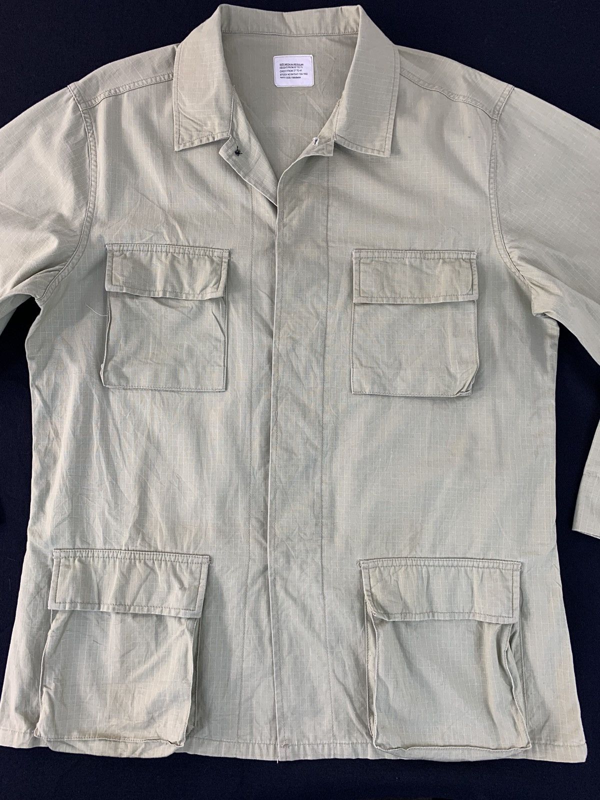 Uniform Wares 90s American Military Uniform Combat Army Chore Jacket Size US M / EU 48-50 / 2 - 2 Thumbnail