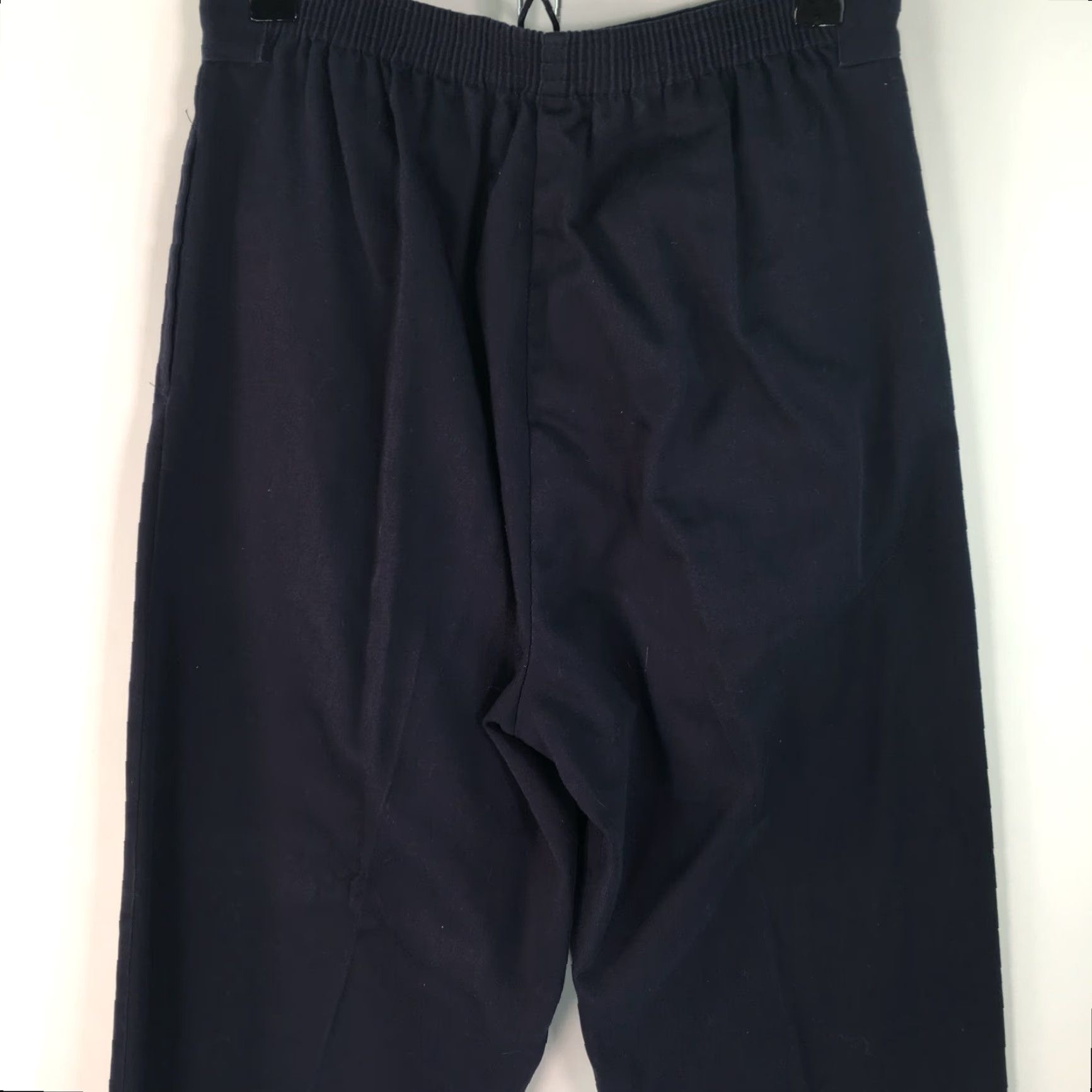 Vintage Womens Straight Leg Front Pleated Pants High Rise Regular Fit Blue Size 28X29 Size 36" / US 14 / IT 50 - 4 Thumbnail