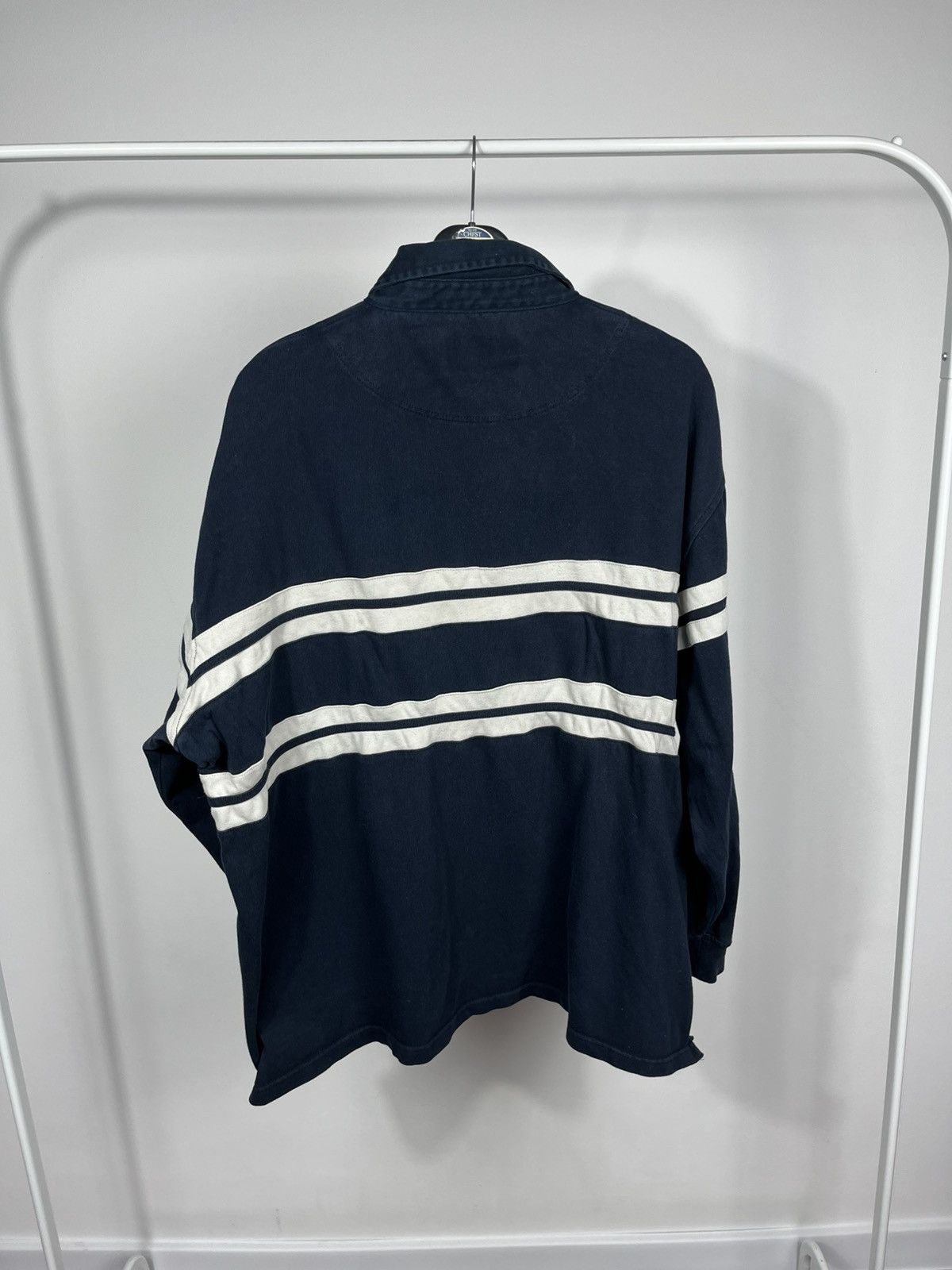 Cotton Traders Cotton Traders Rugby Shirt Navy Flags Long Sleeve Polo 3XL Size US XXL / EU 58 / 5 - 11 Thumbnail