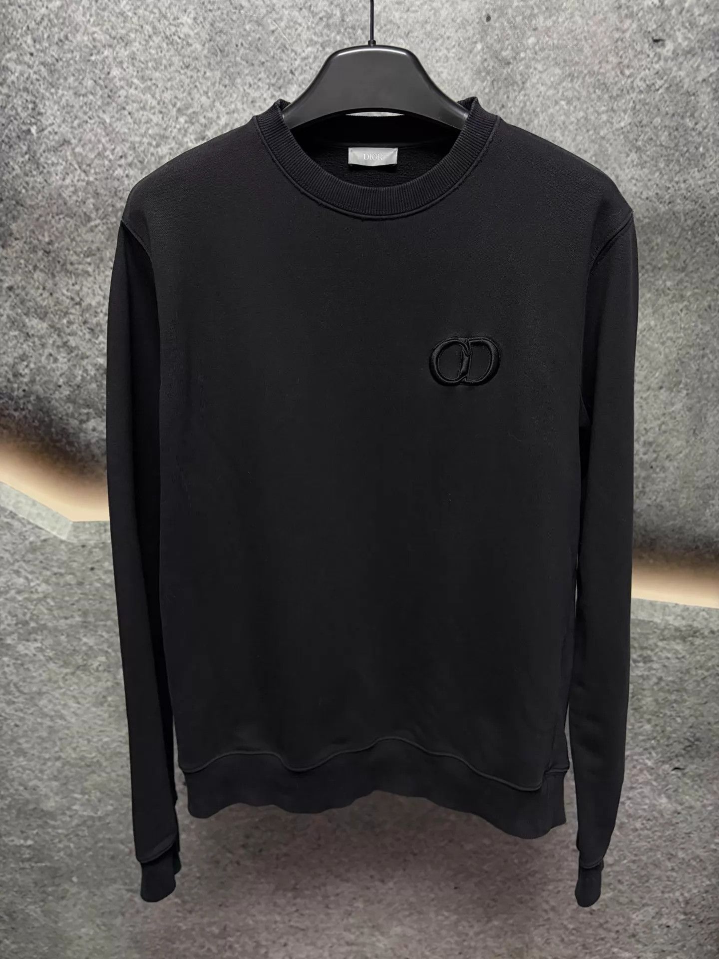 Dior Dior Black CD Embroidered XL Sweatshirt Size US XL / EU 56 / 4 - 1 Thumbnail