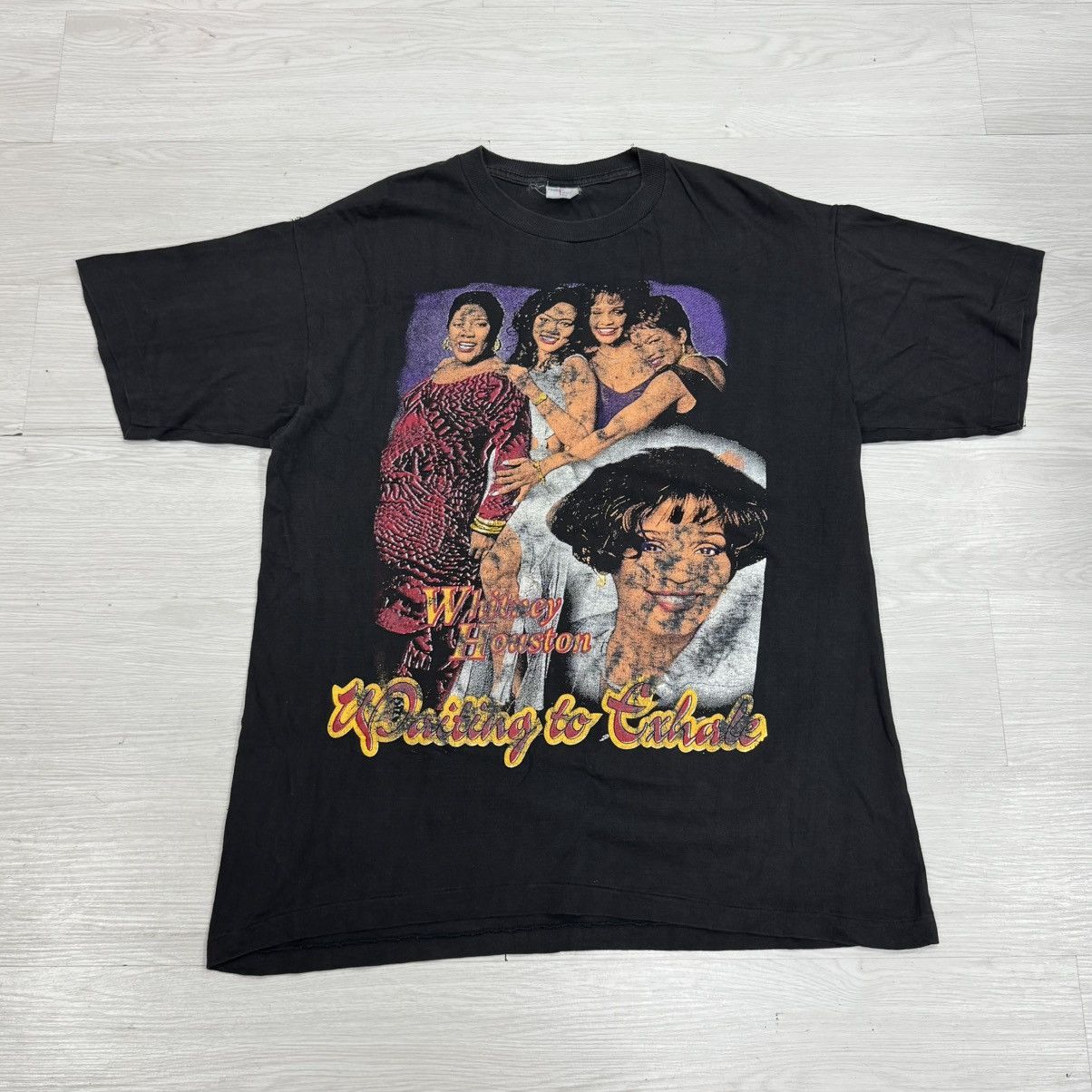 Rap Tees Whitney Houston Vintage Rap tee 90s Size US XL / EU 56 / 4 - 1 Thumbnail