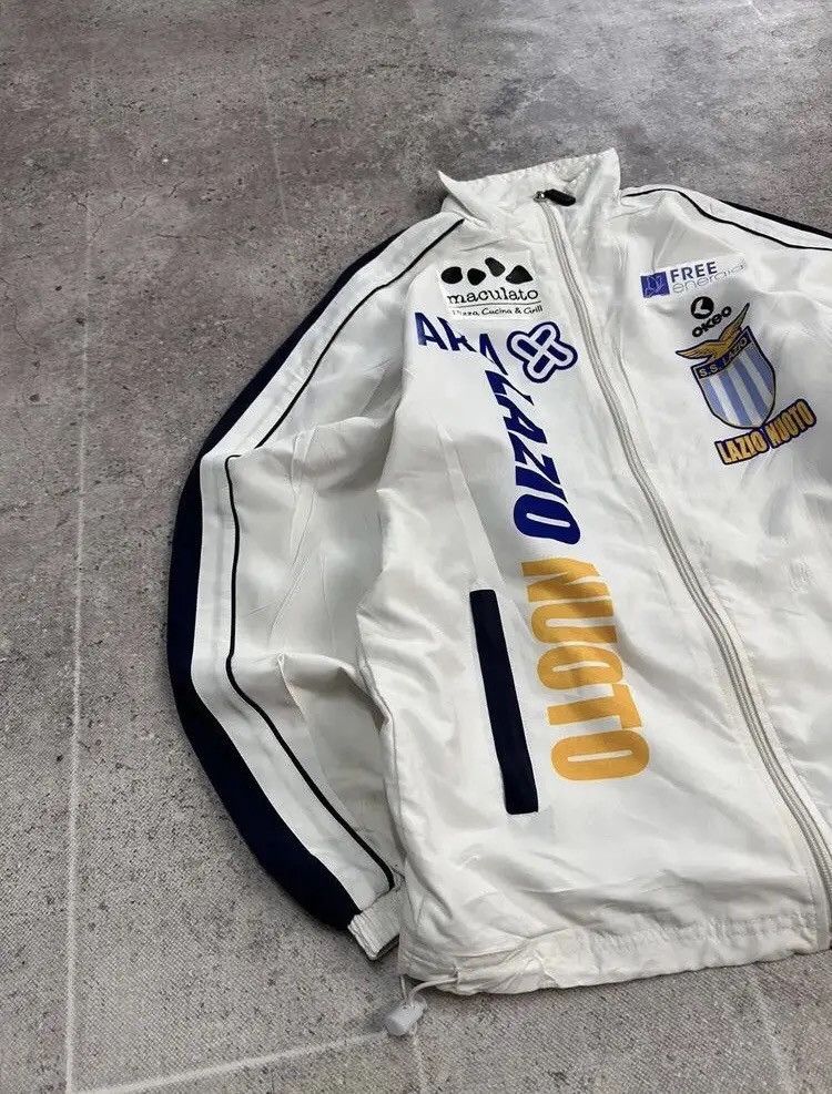 Japanese Brand × Vintage Nike Lazio Vintage Zip Hoodie Football Soccer Jersey Size US S / EU 44-46 / 1 - 3 Thumbnail