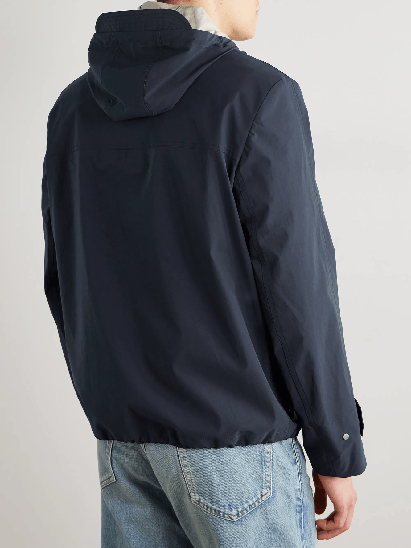 Brunello Cucinelli Cotton-Shell Waterproof Hooded Short Parka MR4566531P Size US M / EU 48-50 / 2 - 4 Thumbnail