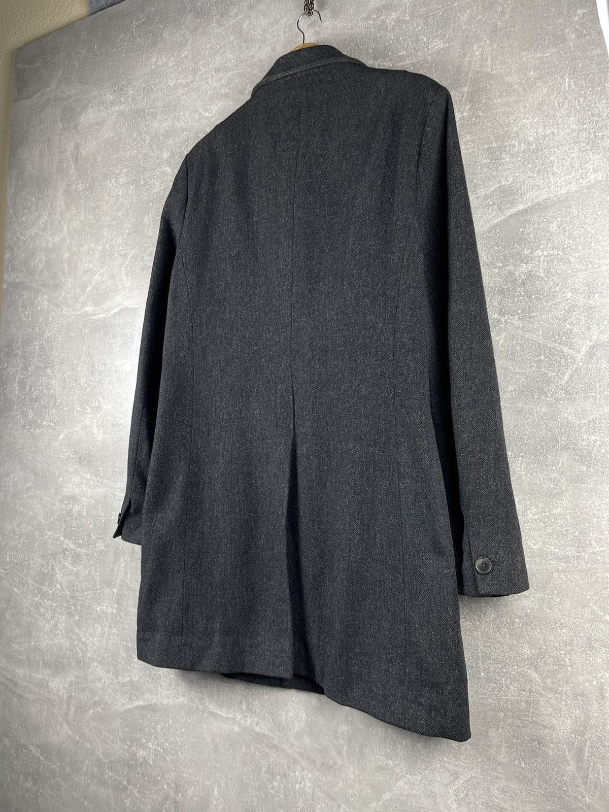 Allsaints Allsaints Co. Tailored Wool Coat Charcoal Gray Size 38 2010s Size US M / EU 48-50 / 2 - 8 Thumbnail