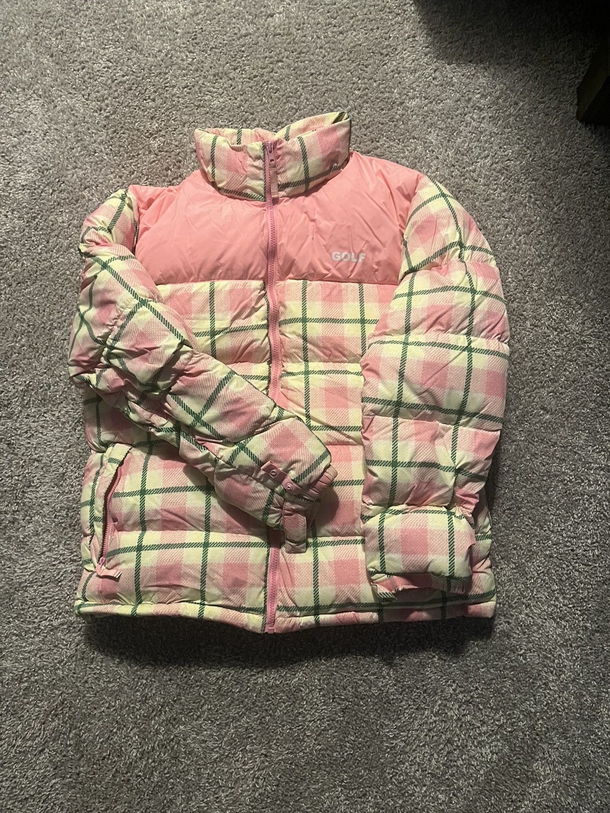 Golf Wang Golf Wang Men's Pink and Green Jacket Size US XL / EU 56 / 4 - 1 Thumbnail