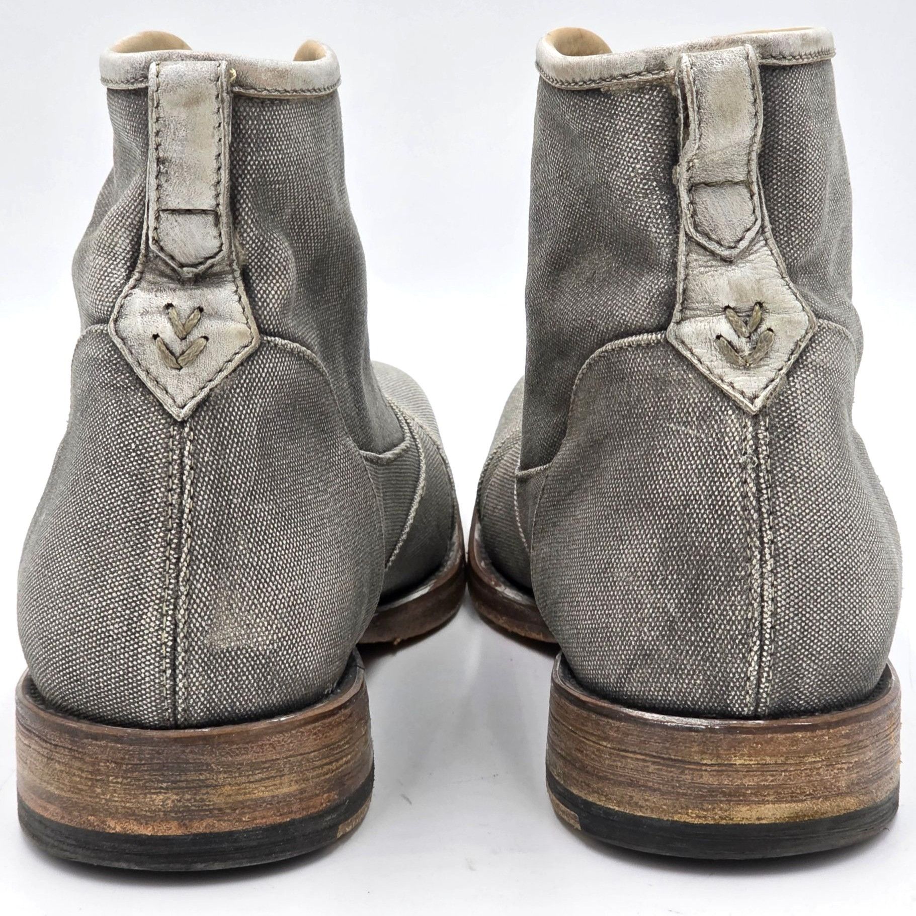 John Varvatos $698 John Varvatos Italy Fleetwood Mens 9 Distressed Boots Size US 9 / EU 42 - 4 Thumbnail