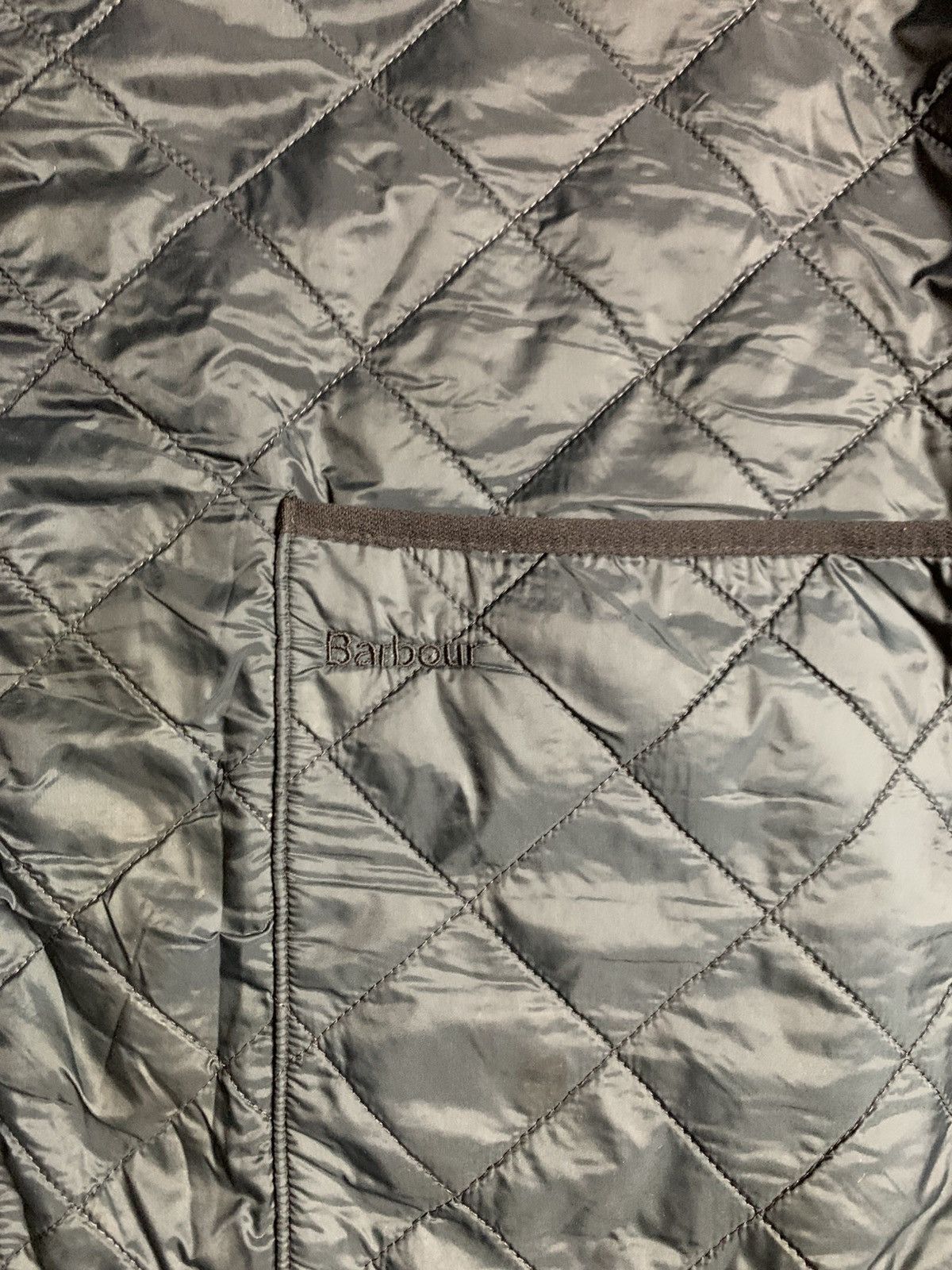 Barbour × Vintage Vintage Barbour Polarquilt waistcoat Vest Size US XL / EU 56 / 4 - 4 Thumbnail