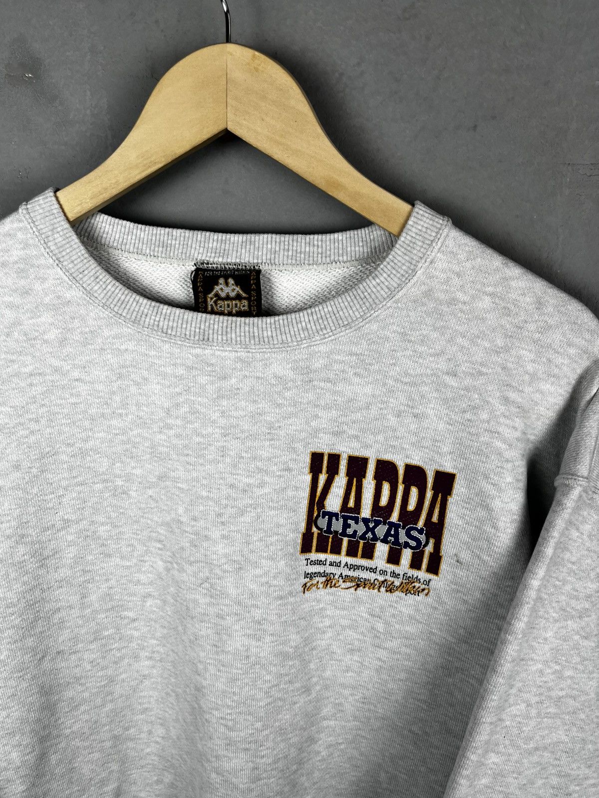 Kappa Kappa Texas vintage 90s sweatshirt Size US L / EU 52-54 / 3 - 2 Thumbnail