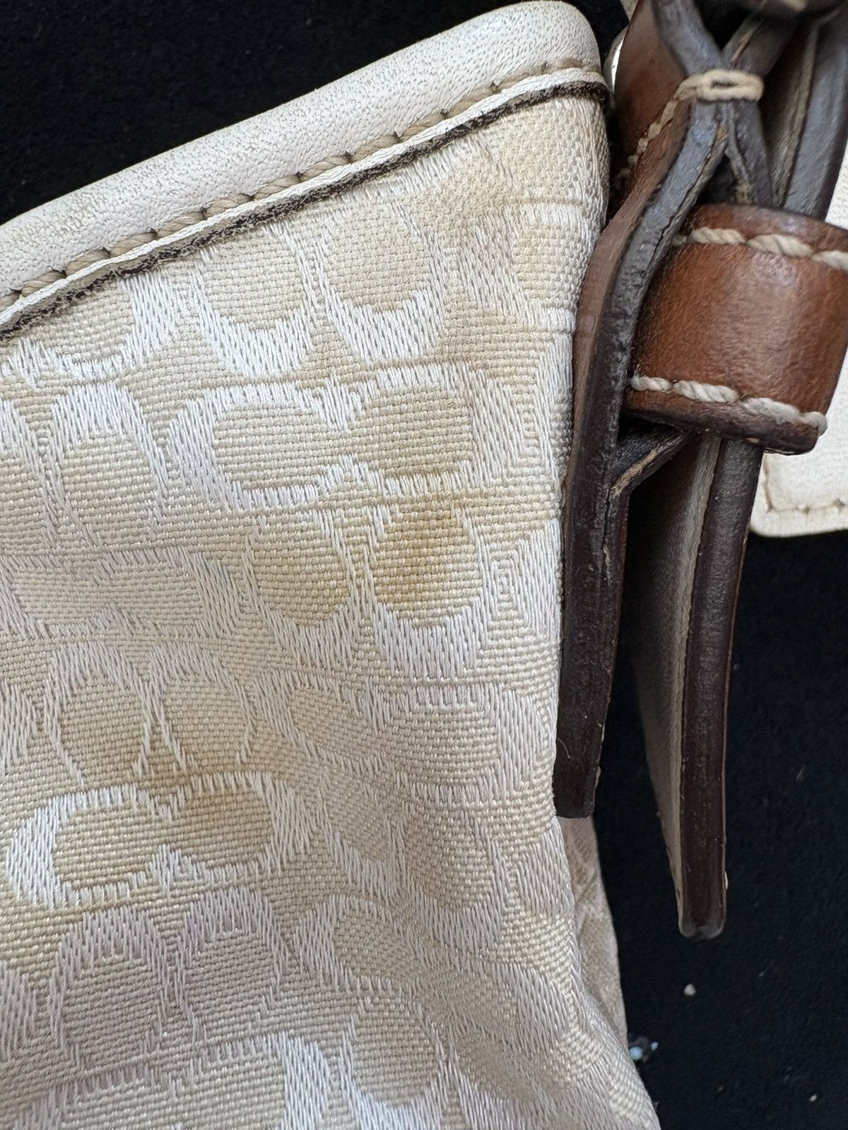 Coach 1990s Coach 6351 Monogram Logo Hobo Bag Size ONE SIZE - 6 Thumbnail