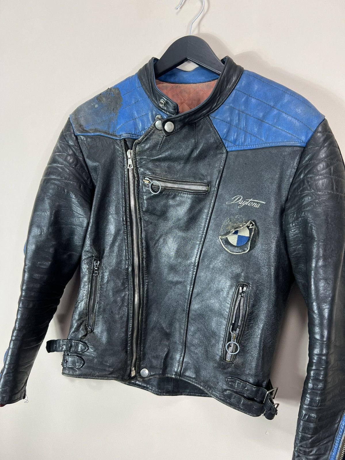BMW 💙VTG DAYTONA RICK OWENS JUNYA AVIREX LEATHER BMW RACING JACK Size US S / EU 44-46 / 1 - 3 Thumbnail