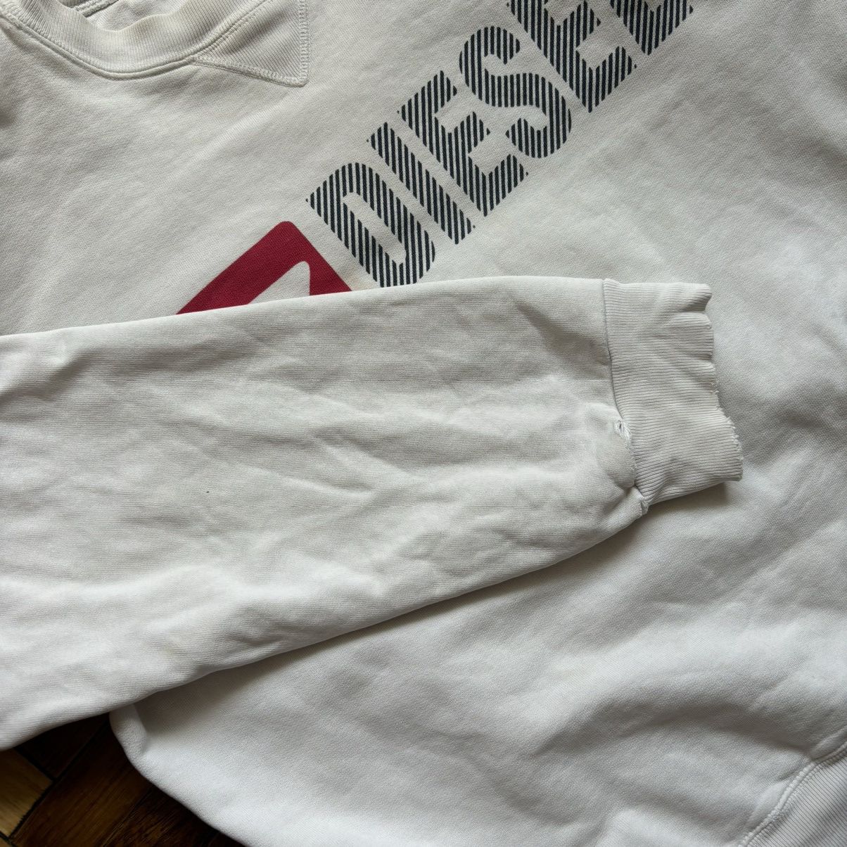 Diesel Vintage 90’s Distressed Diesel Sweatshirt Size US M / EU 48-50 / 2 - 6 Thumbnail