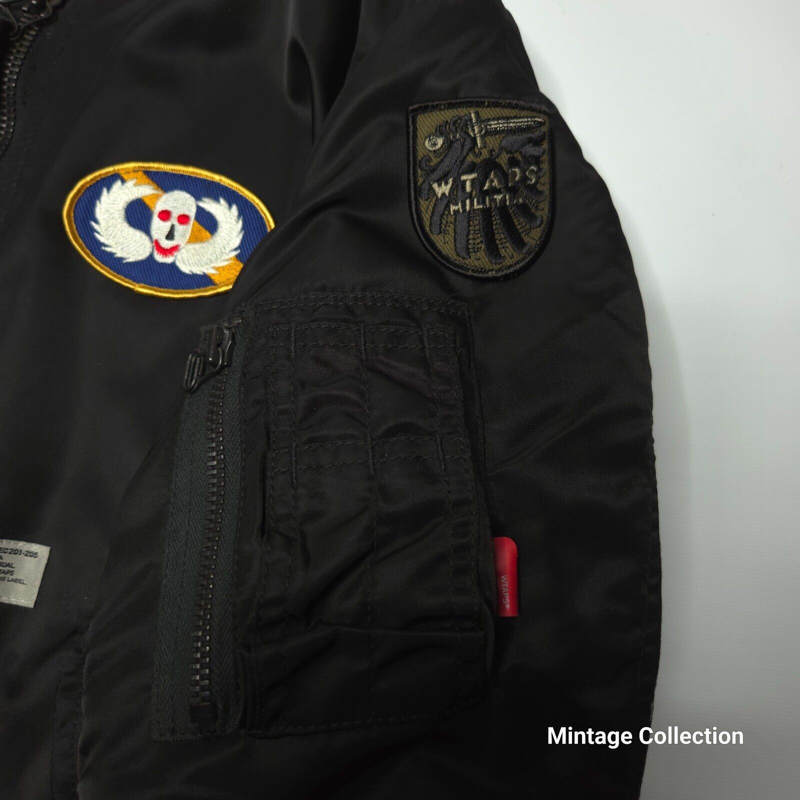 Wtaps WTAPS MILITIA BLACK MA-1 BOMBER JACKET RED DAWN Size US S / EU 44-46 / 1 - 8 Thumbnail