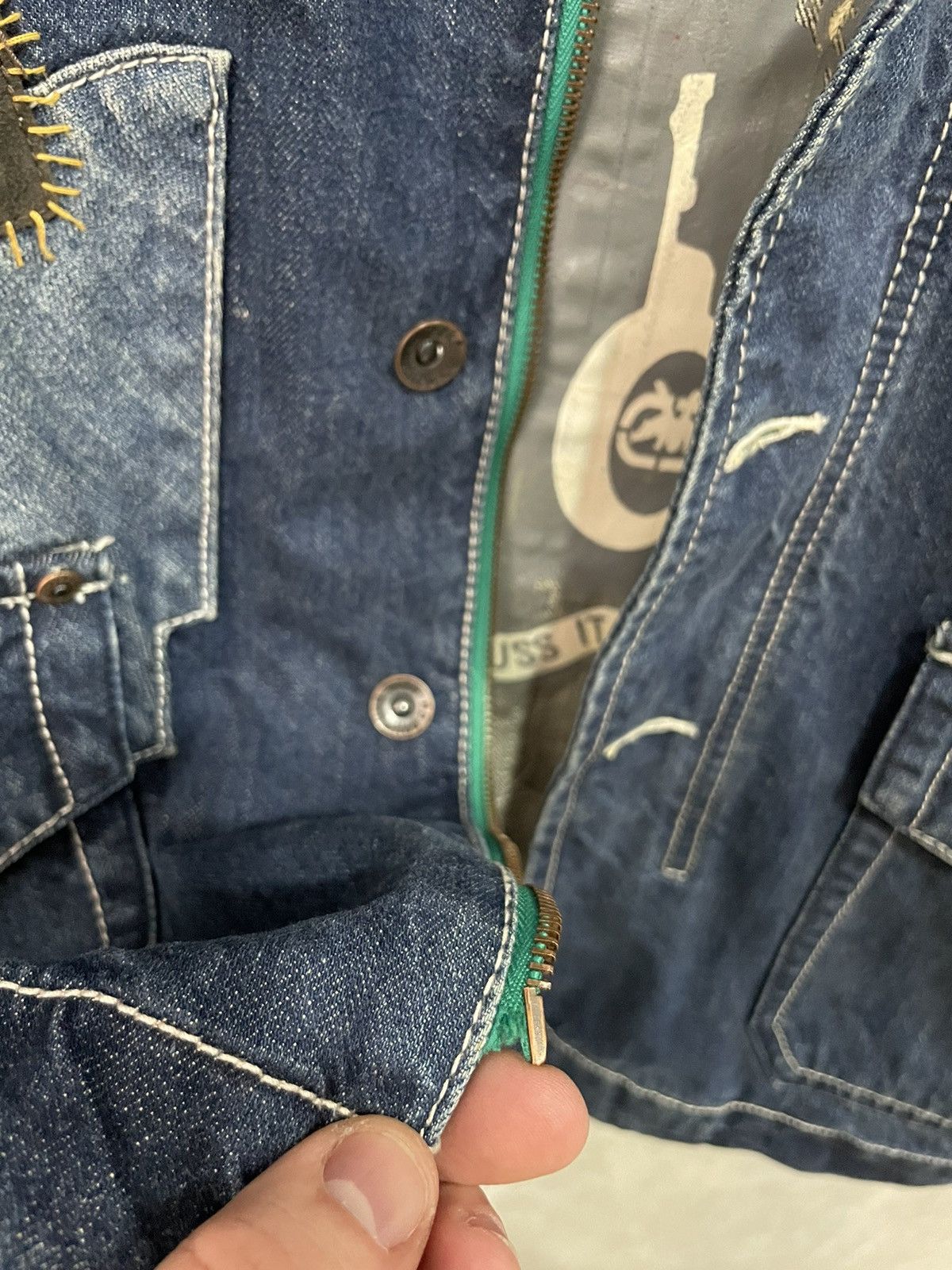 Ecko Unltd. × Public Enemy × Vintage Ecko Unltd x Public Enemy Vintage Jeans Jacket Y2K Size US M / EU 48-50 / 2 - 14 Thumbnail