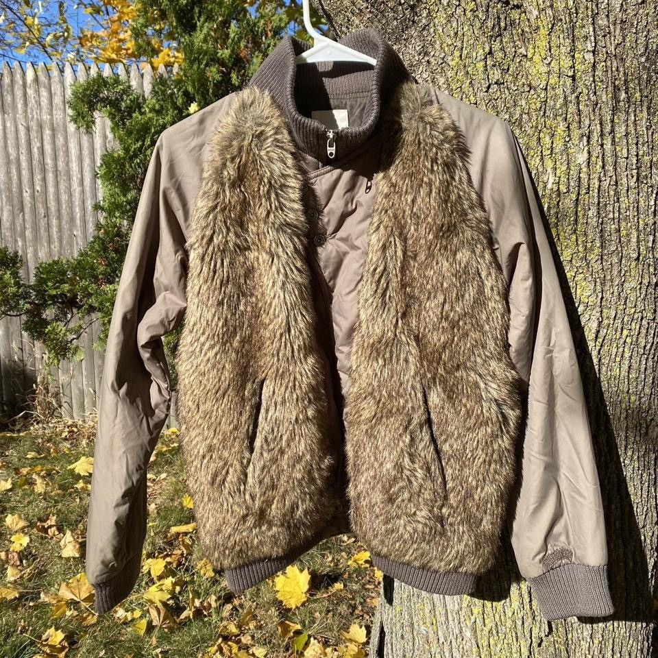 Diesel vintage diesel faux fur moto bomber jacket Size XS / US 0-2 / IT 36-38 - 1 Thumbnail