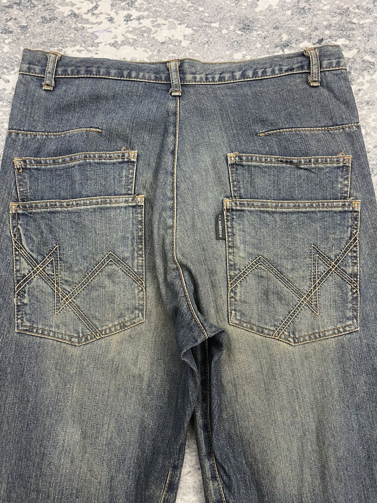 Vintage Vintage US Boarder Nice Design Denim s11 Size US 34 / EU 50 - 9 Thumbnail