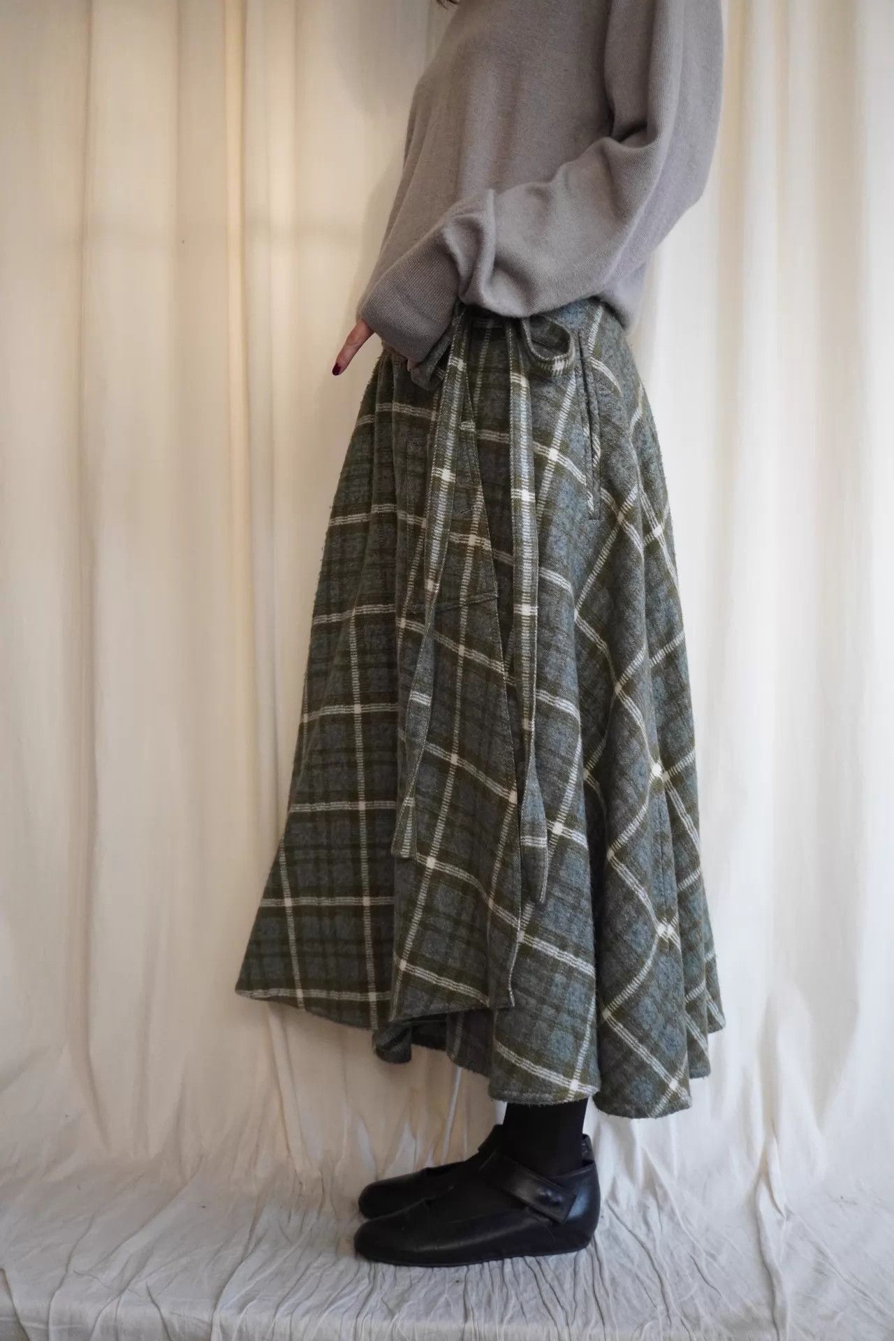 Comme des Garcons COMME des GARCONS 1983 Early Checked Skirt Women’s Size 27" / US 4 / IT 40 - 4 Thumbnail