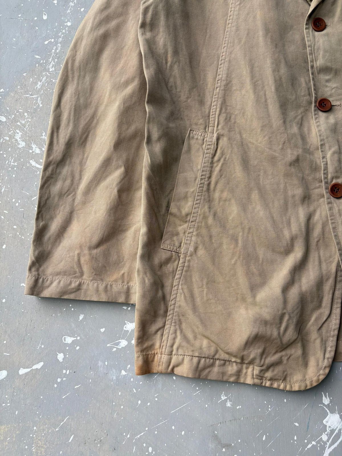 C.P. Company Vintage 90s C.P. Company Cotton Canvas Workwear Parka Blazer Size US L / EU 52-54 / 3 - 7 Thumbnail