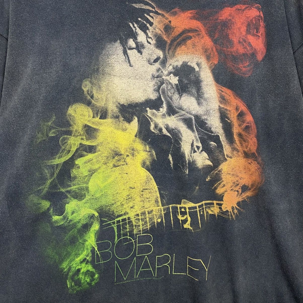 Vintage 📌Vintage Distressed T-Shirt Bob Marley Full Print Size US M / EU 48-50 / 2 - 14 Thumbnail
