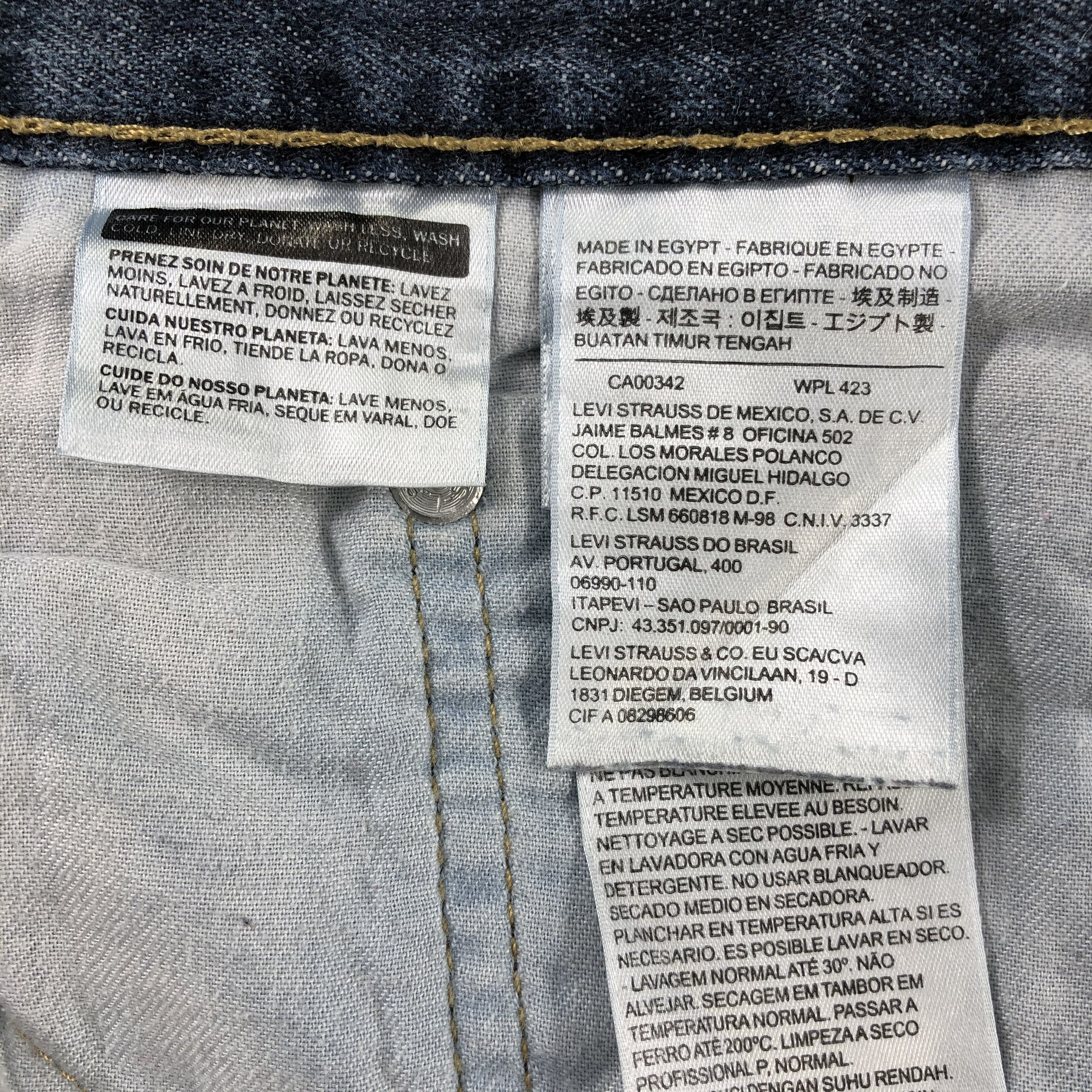 Levi's Vintage Blue Wash Levis 559 Jeans-J2661 Size US 42 / EU 58 - 11 Thumbnail
