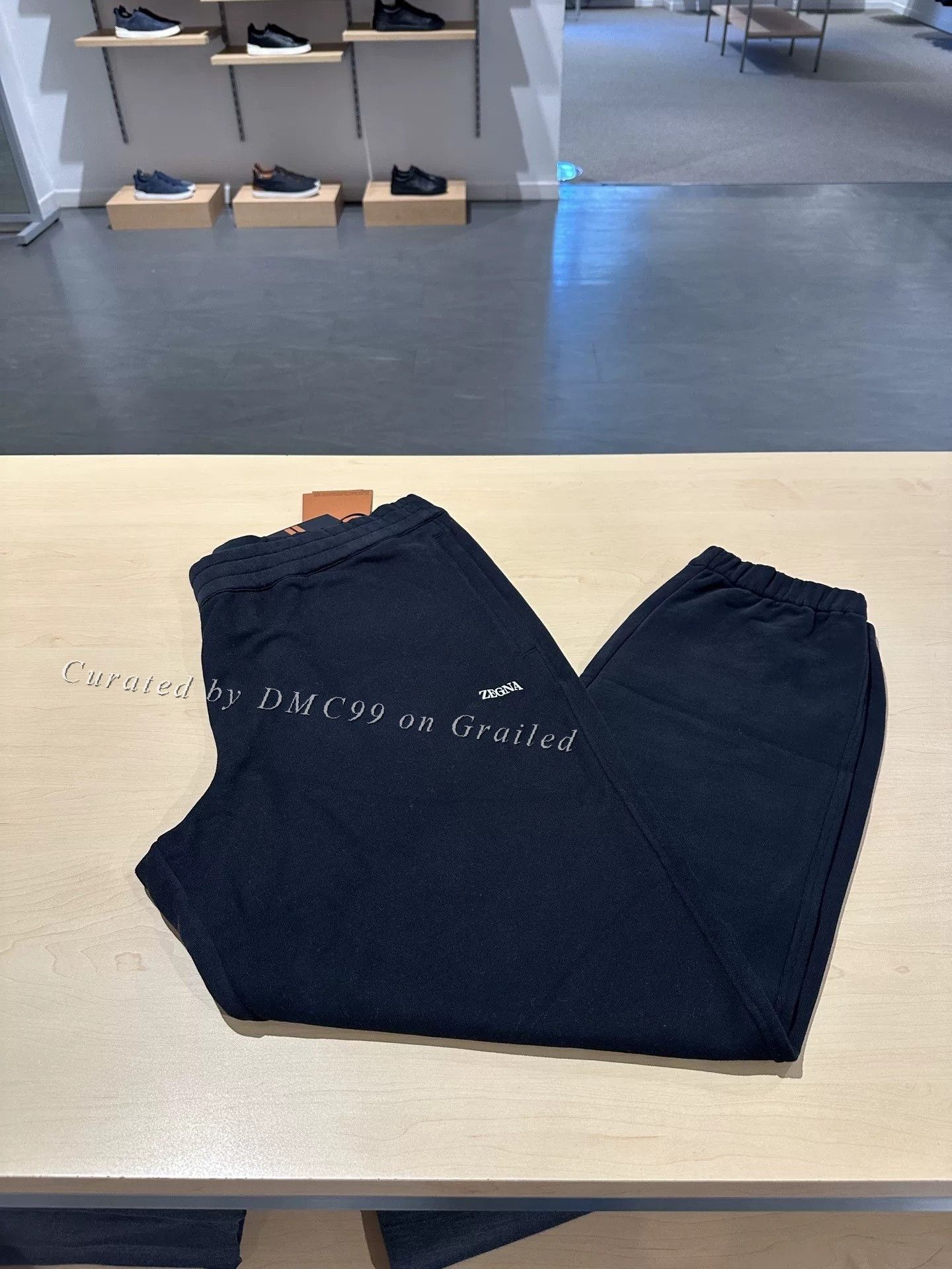Ermenegildo Zegna Zegna Men's Black Winter Sweatpants Size US 36 / EU 52 - 1 Thumbnail