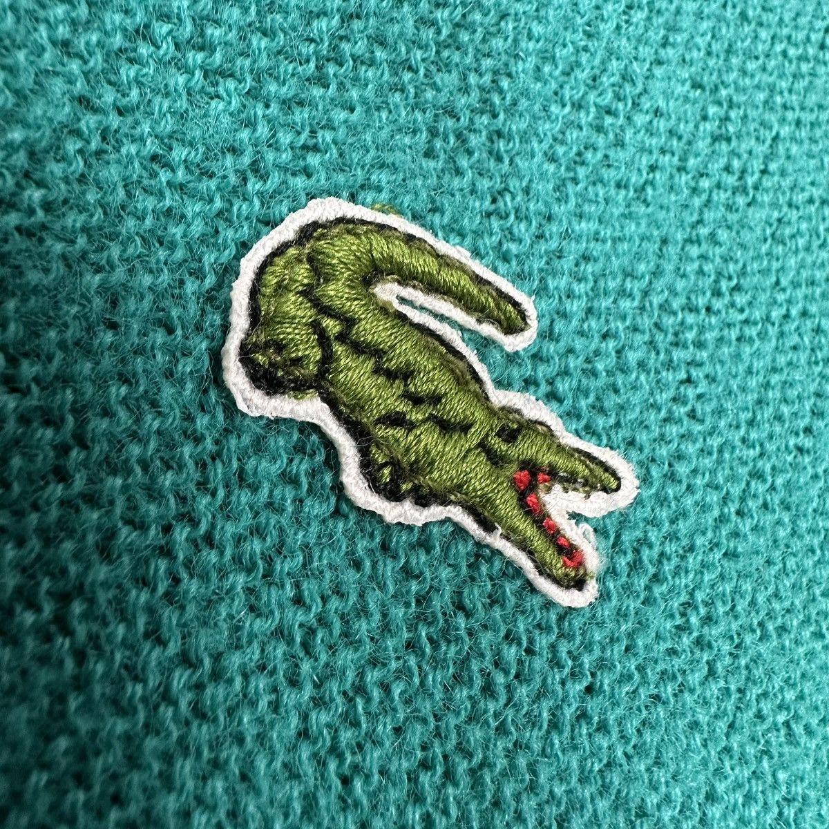Lacoste Vintage Izod Lacoste Made in USA V-Neck Tennis Golf Sweater Size US L / EU 52-54 / 3 - 3 Thumbnail