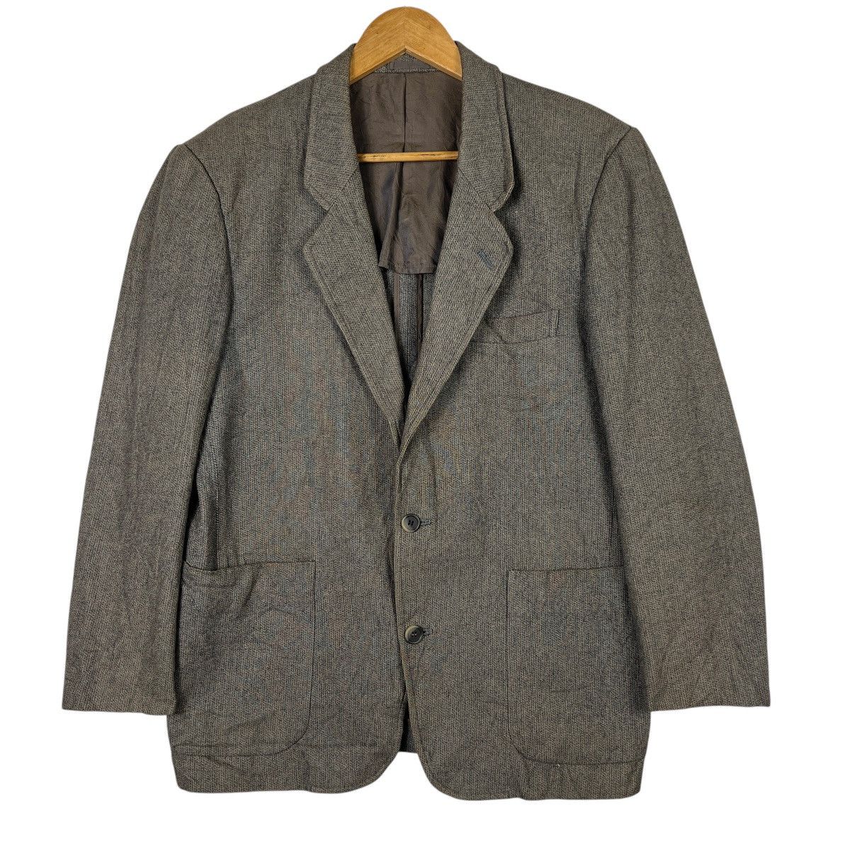 Issey Miyake 🔥 80s ISSEY MIYAKE COTTON BLAZER JACKET MADE IN JAPAN Size US M / EU 48-50 / 2 - 7 Thumbnail